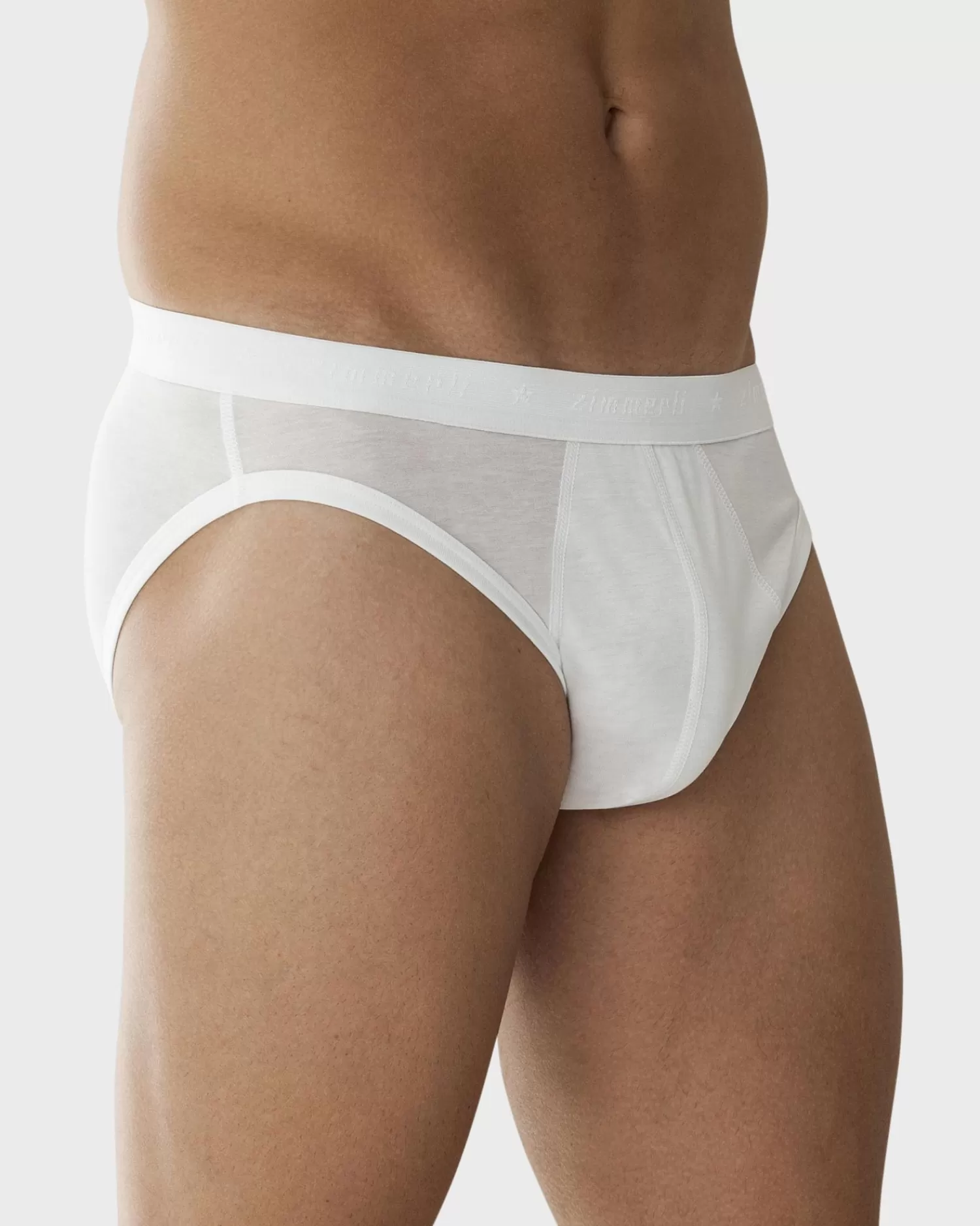 Zimmerli 100% White Cotton Briefs^ Underwear