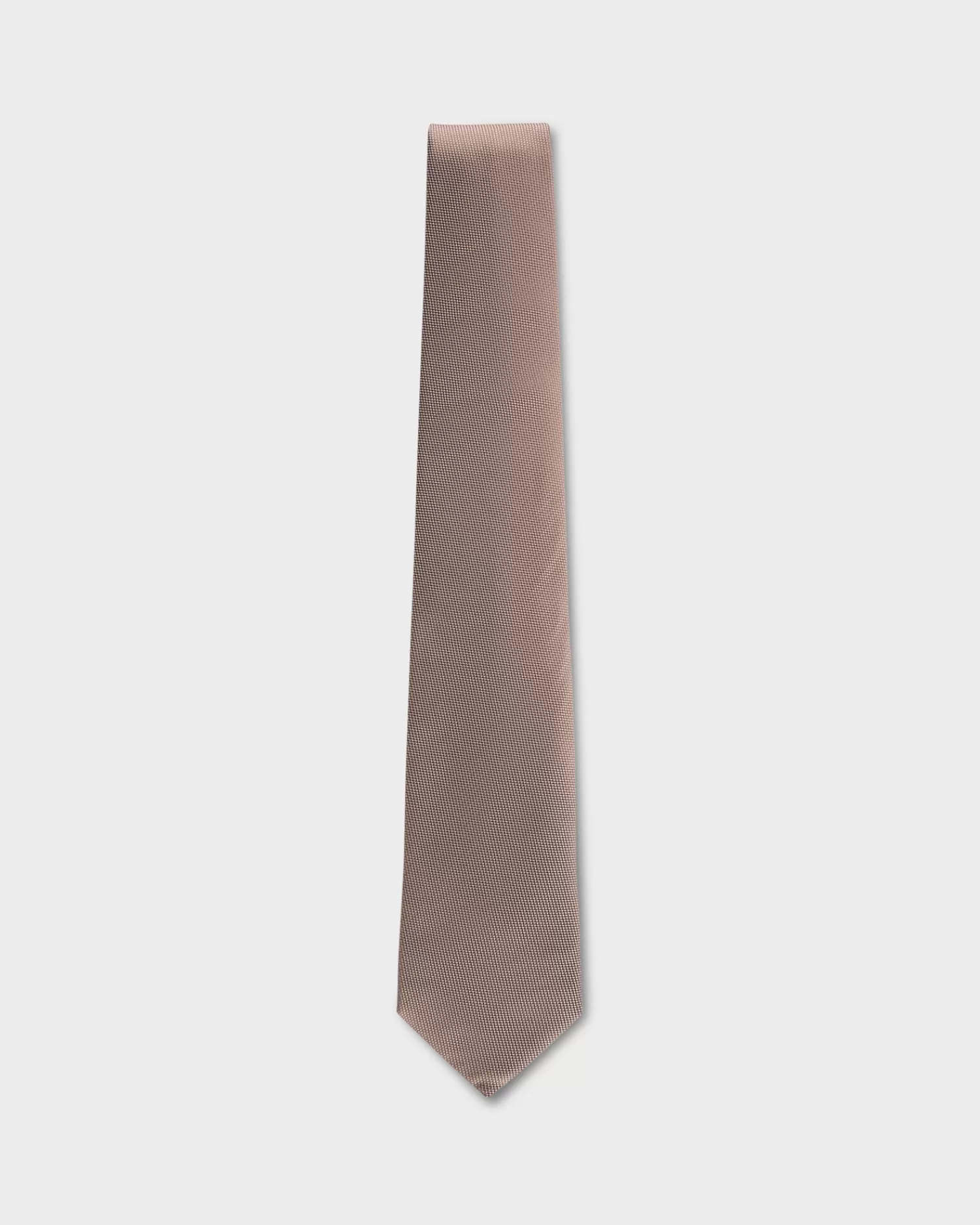 Zegna Beige With White Micropattern Tie^ Ties