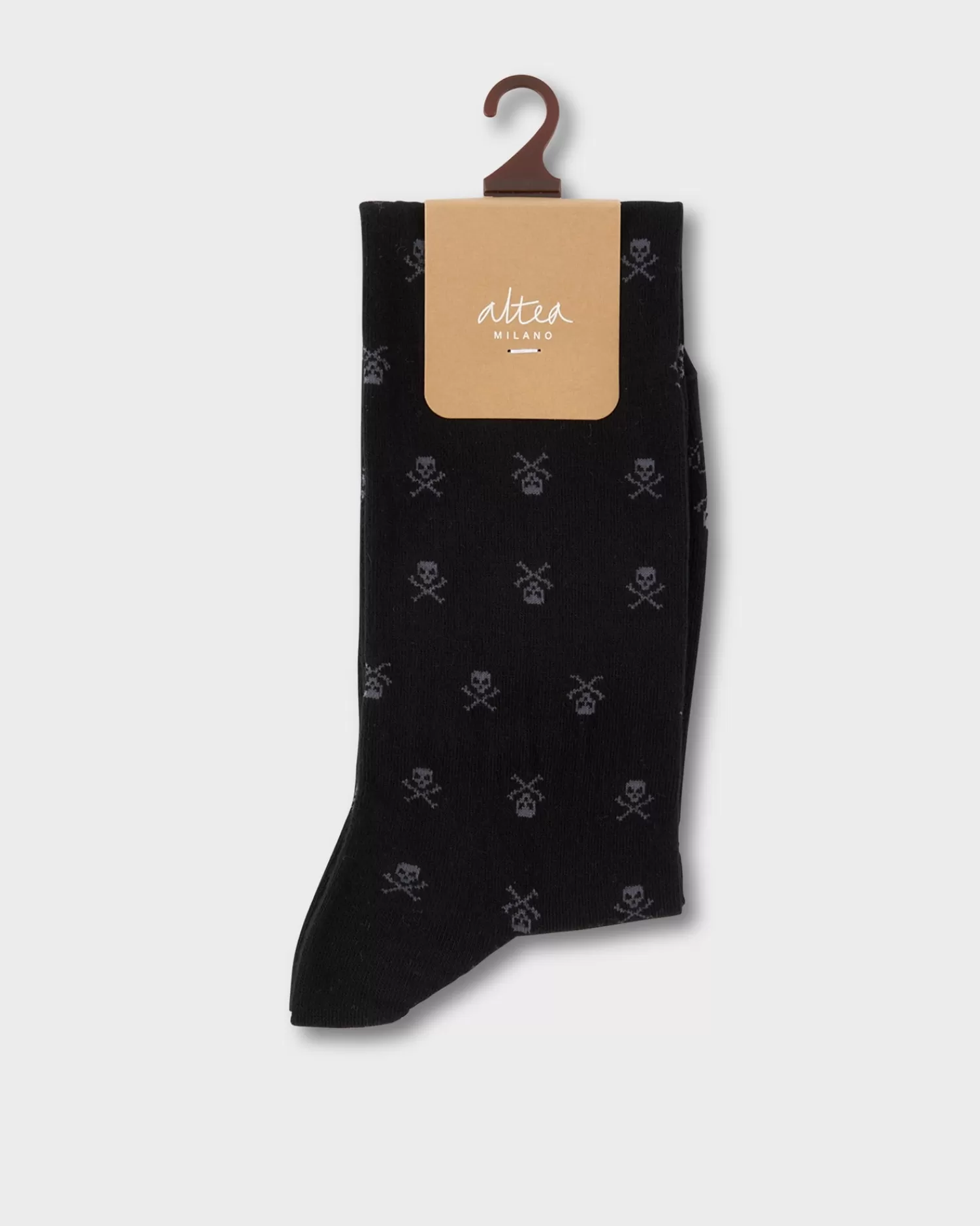 Altea Black And Grey Skull Socks^ Socks