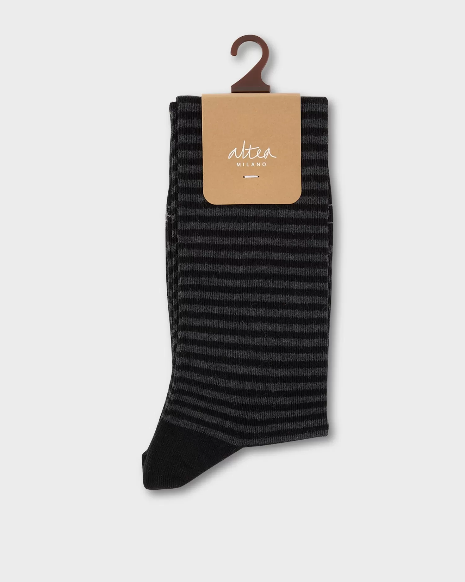 Altea Black And Grey Striped Socks^ Socks