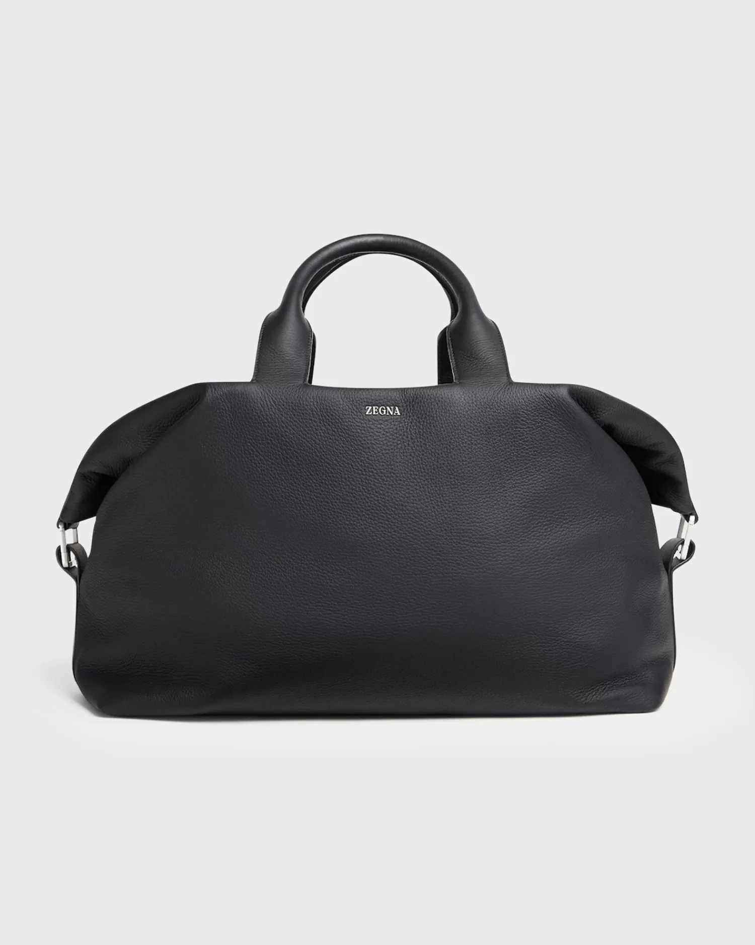 Zegna Black Deerskin Holdall^ Bags And Luggage