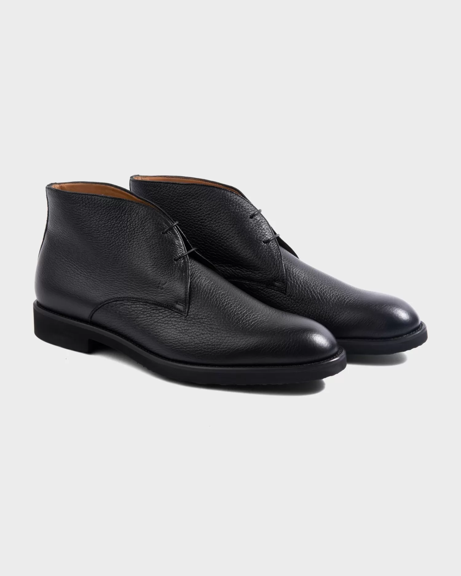 Moreschi Black Friburgo Deerskin Desert Boots^ Boots