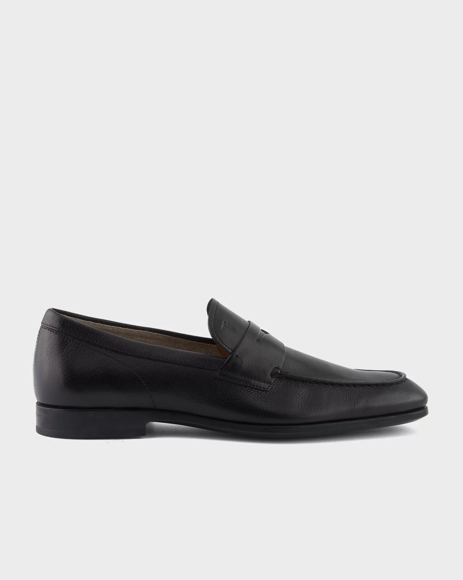 Tods Black Leather Penny Loafers^ Loafers