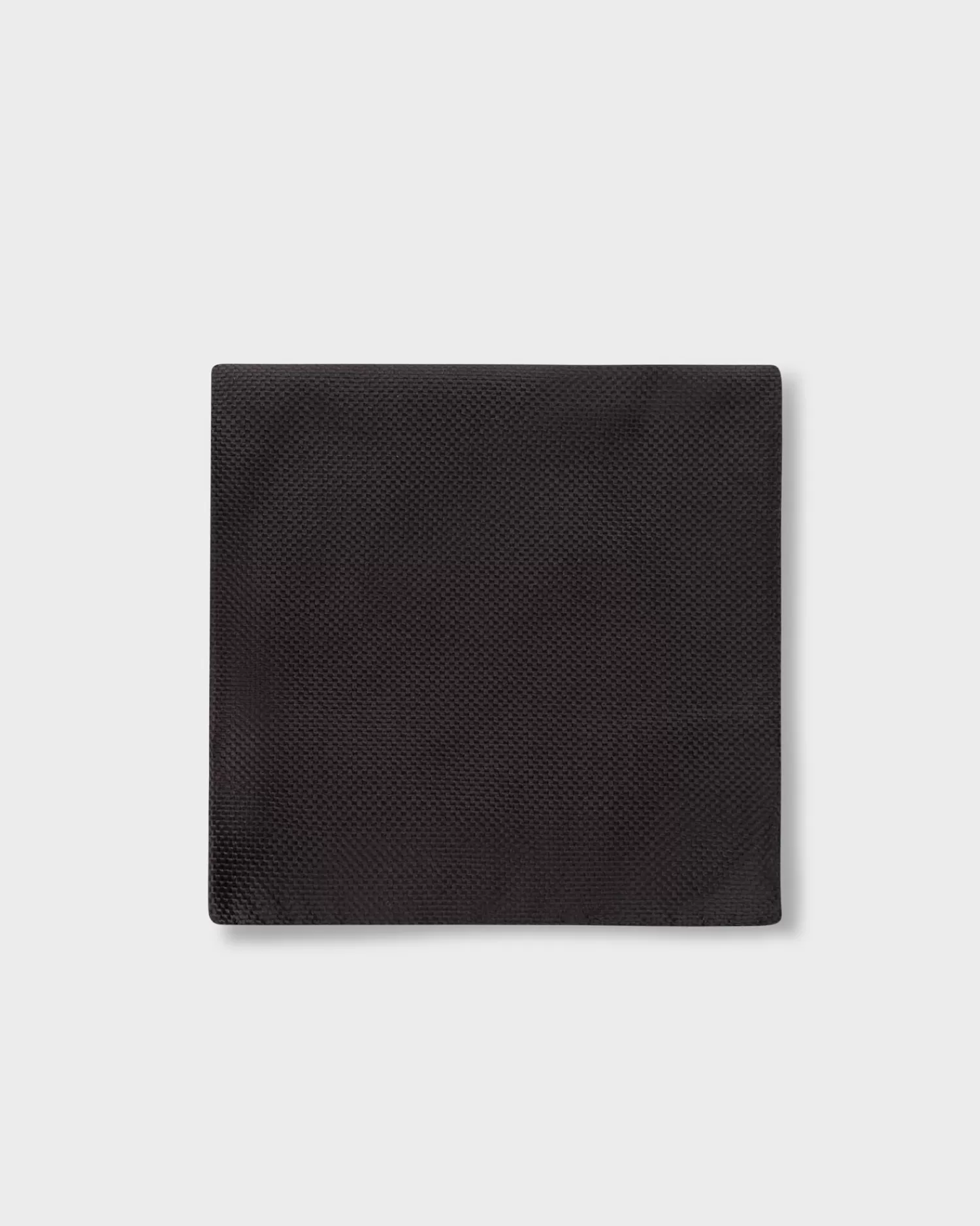 Altea Black Microtexture Silk Pocket Square^ Weddings