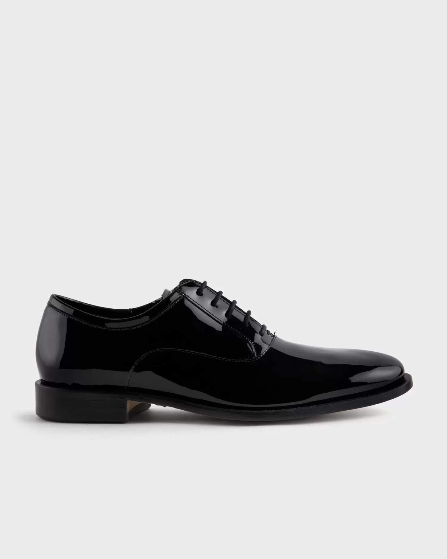 Ermenegildo Zegna Black Patent Leather Oxford Shoes^ Evening Wear