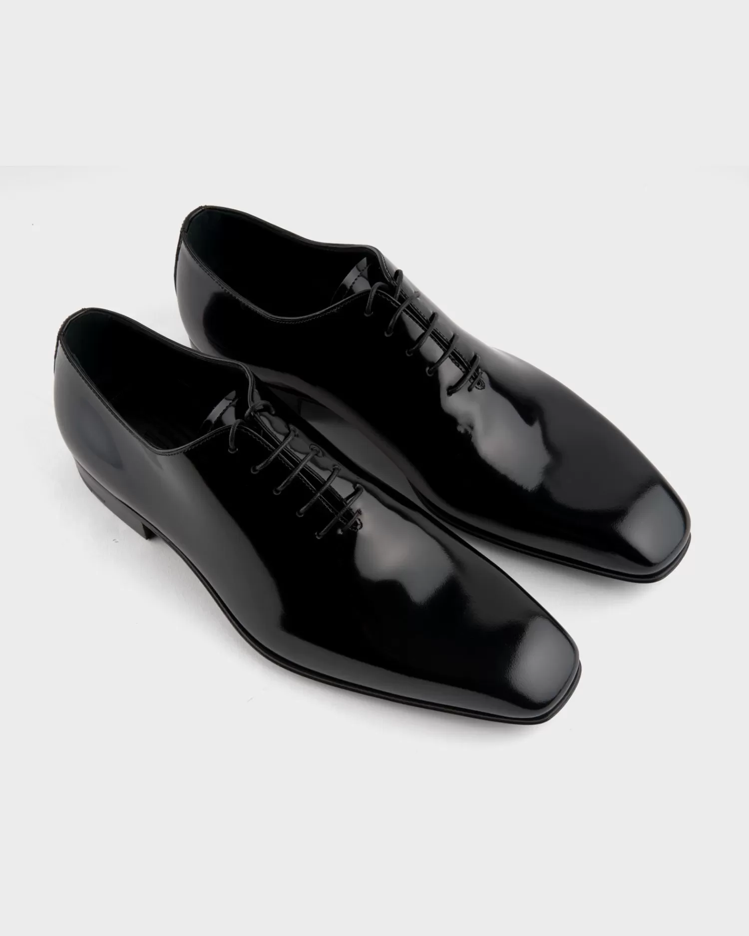 Ermenegildo Zegna Black Patent Leather Oxford Shoes^ Evening Wear