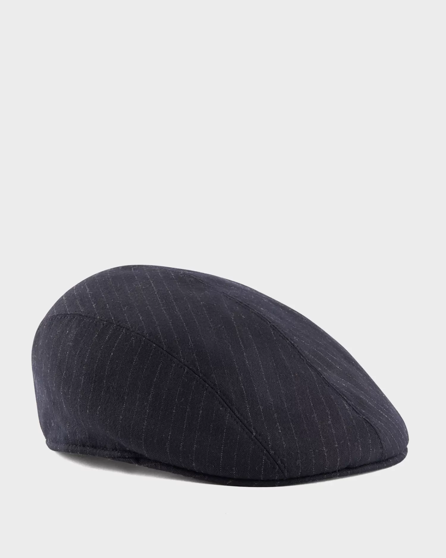 Altea Black Pinstripe Baker Boy Wool Cap^ Hats And Beanies