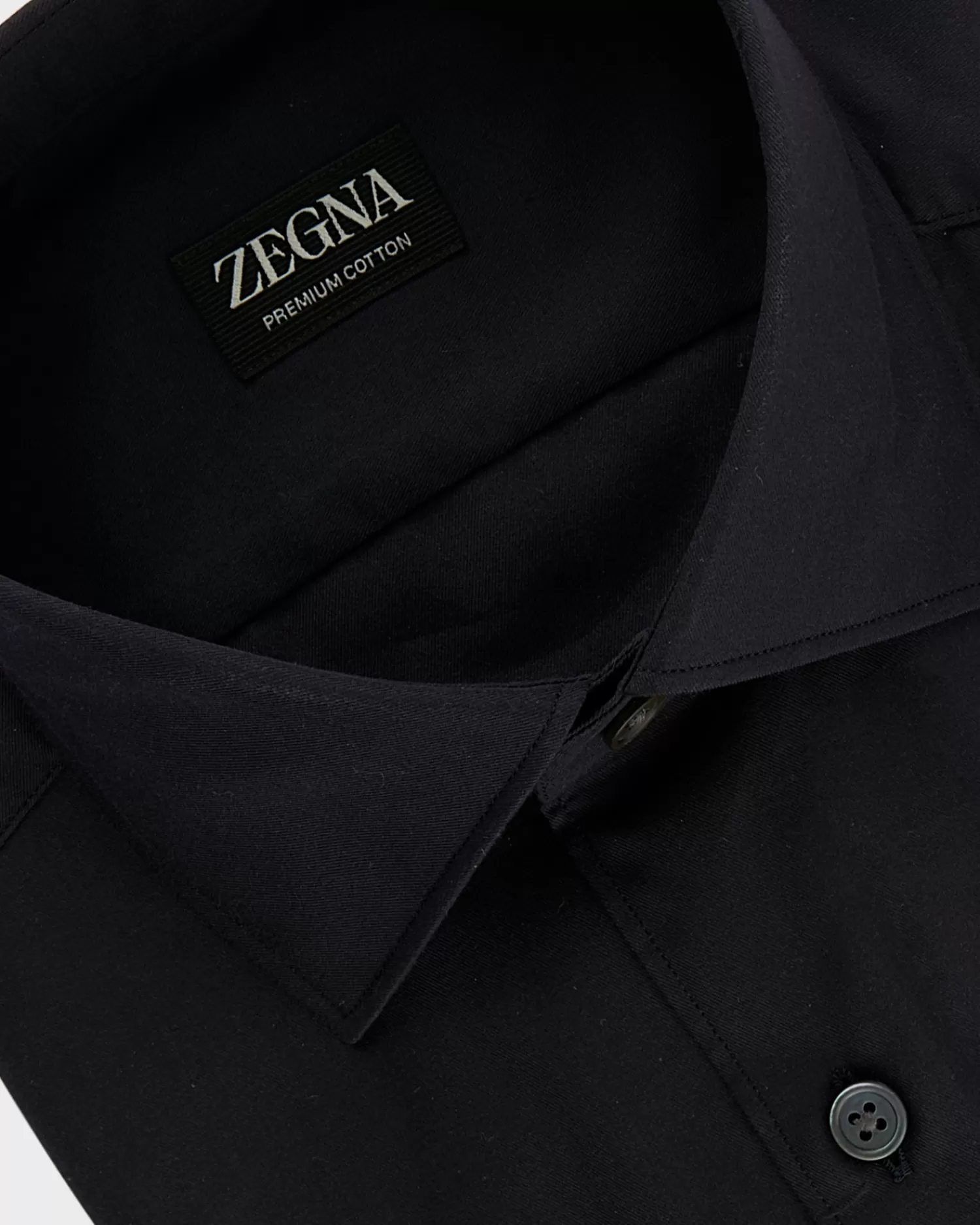 Zegna Black Premium Cotton Shirt^ Casual Shirts