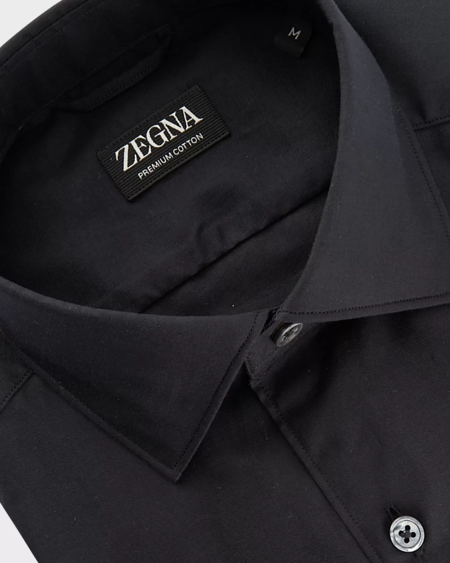 Zegna Black Premium Cotton Shirt^ Casual Shirts