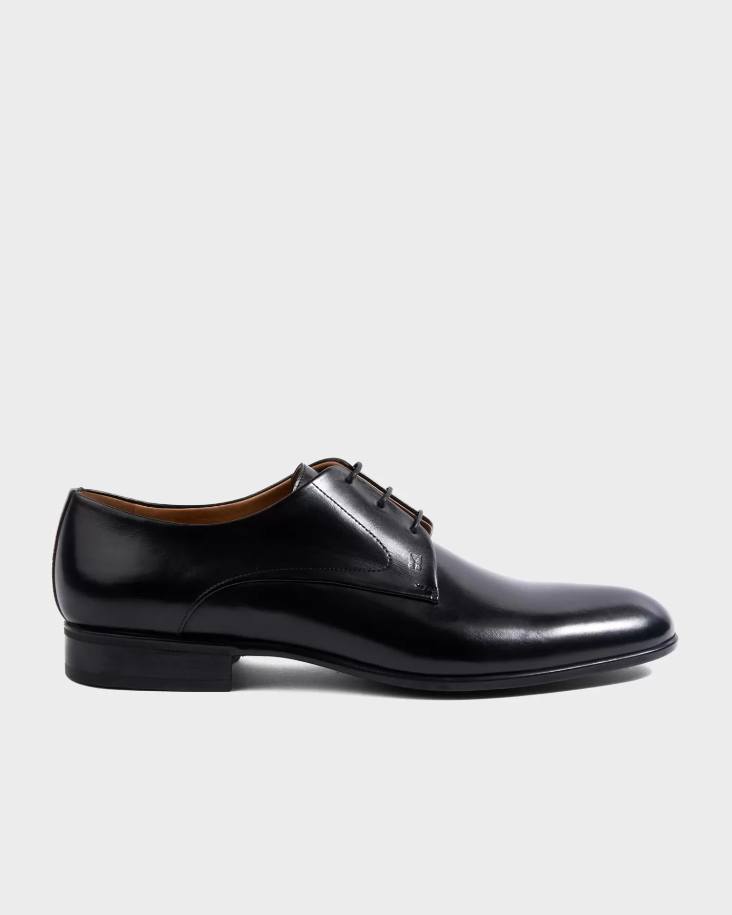 Moreschi Black Rouen Classic Derby Shoes^ Formal Shoes