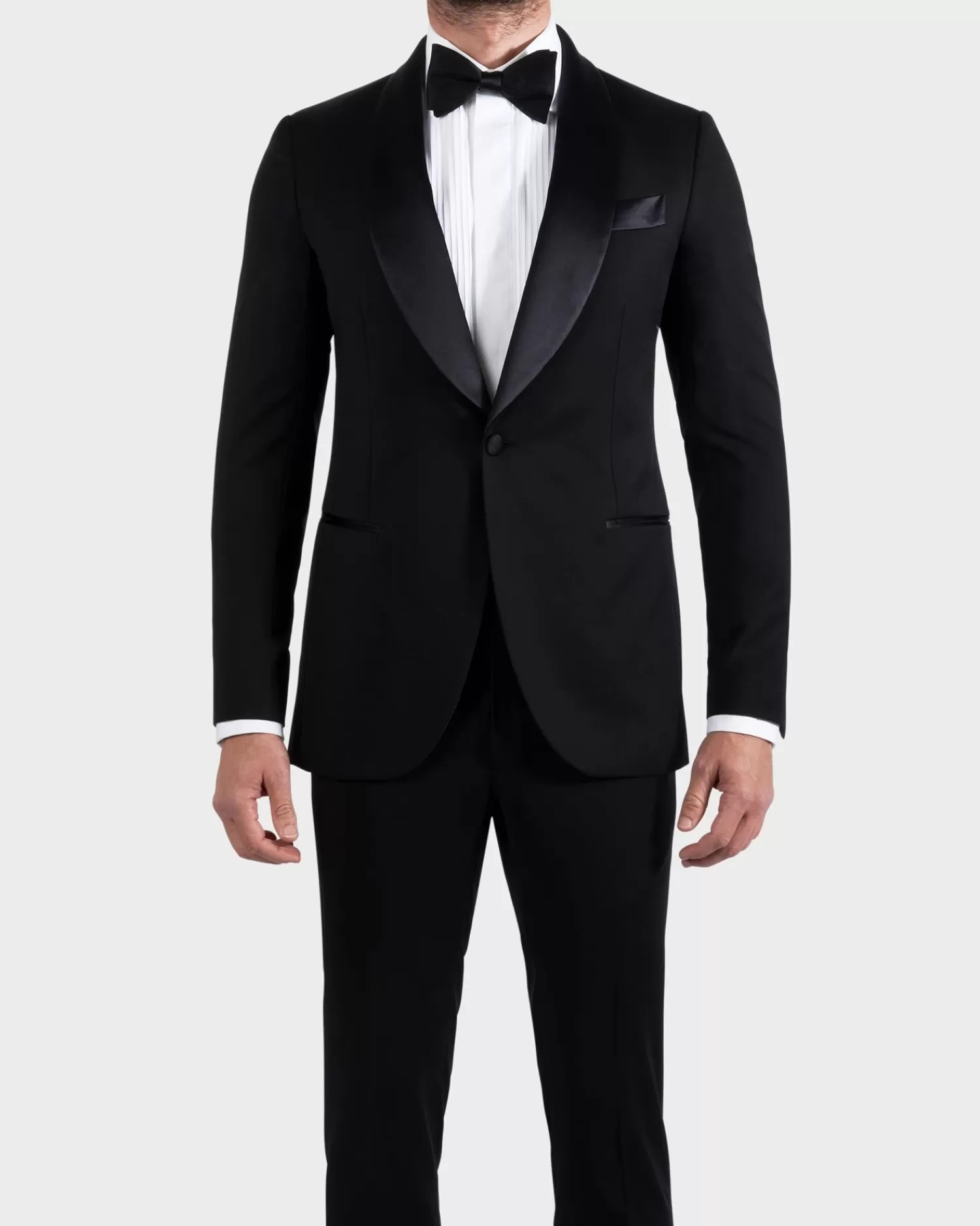 * Black Shawl Lapel Dinner Suit^ Weddings