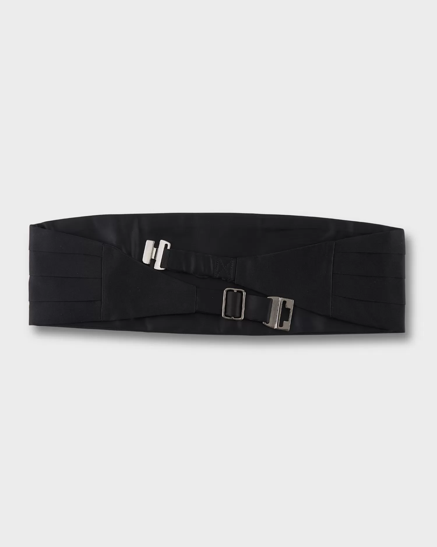 Zegna Black Silk Cummberbund^ Weddings