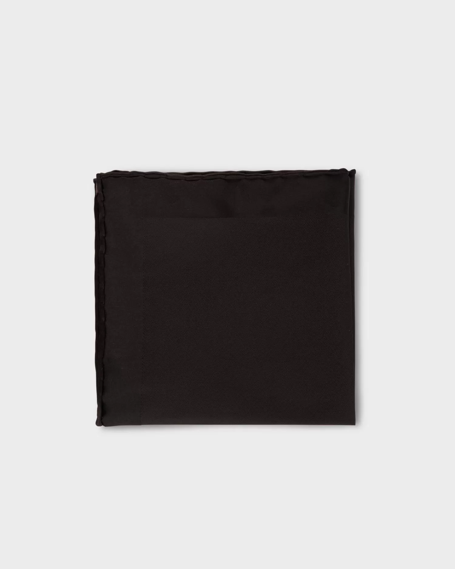 Brioni Black Silk Pocket Square^ Weddings