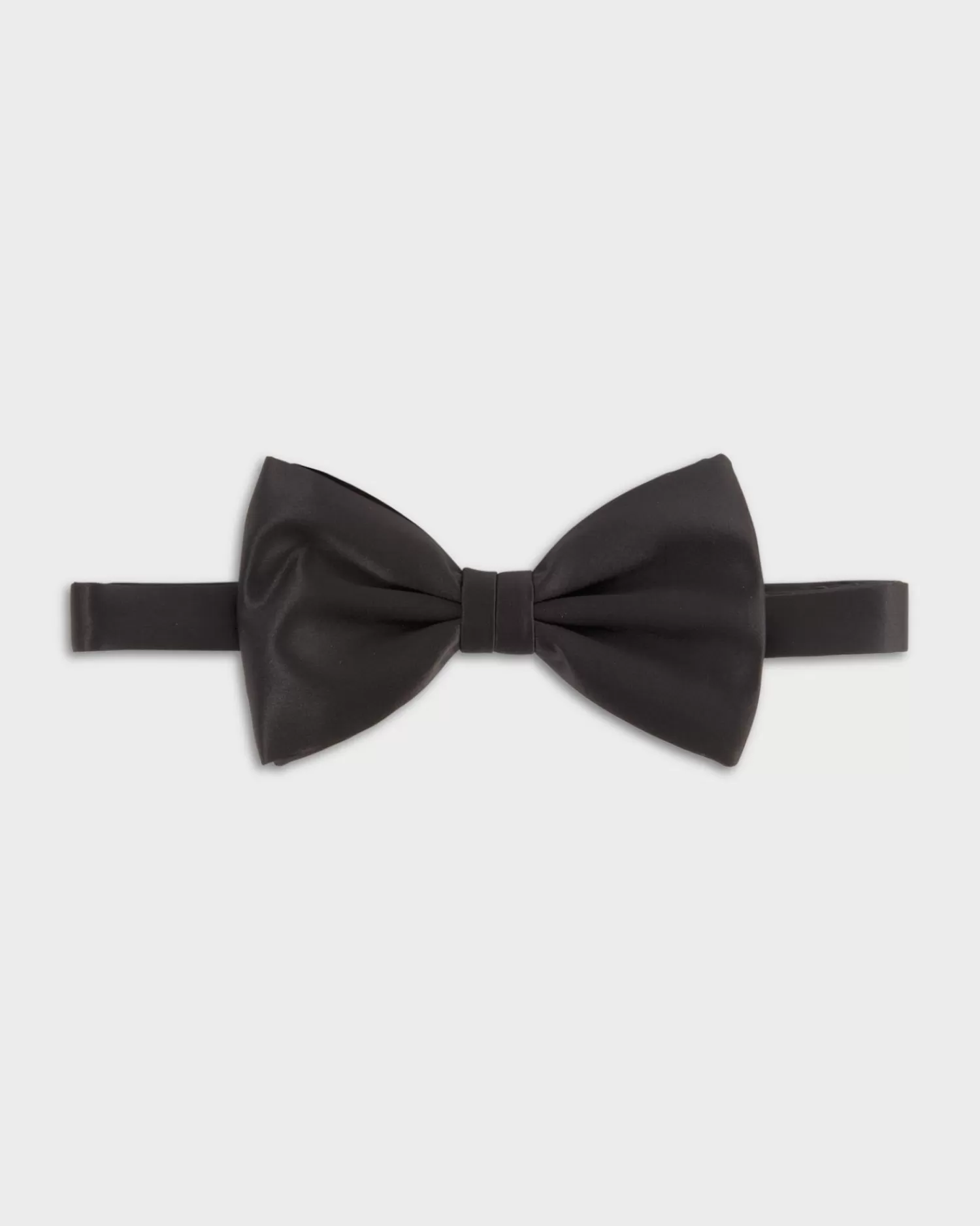 Brioni Black Silk Self Tie Bow Tie^ Evening Wear