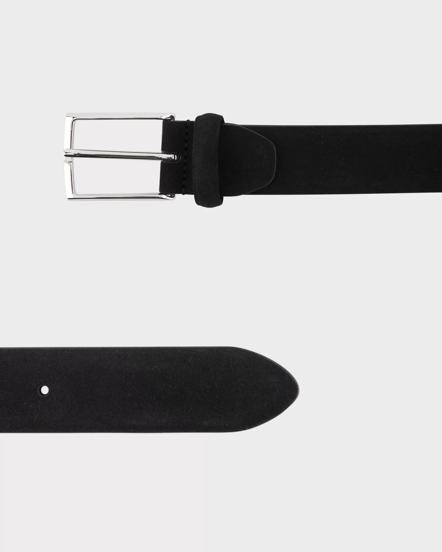 Andersons Black Suede Leather Belt^ Belts