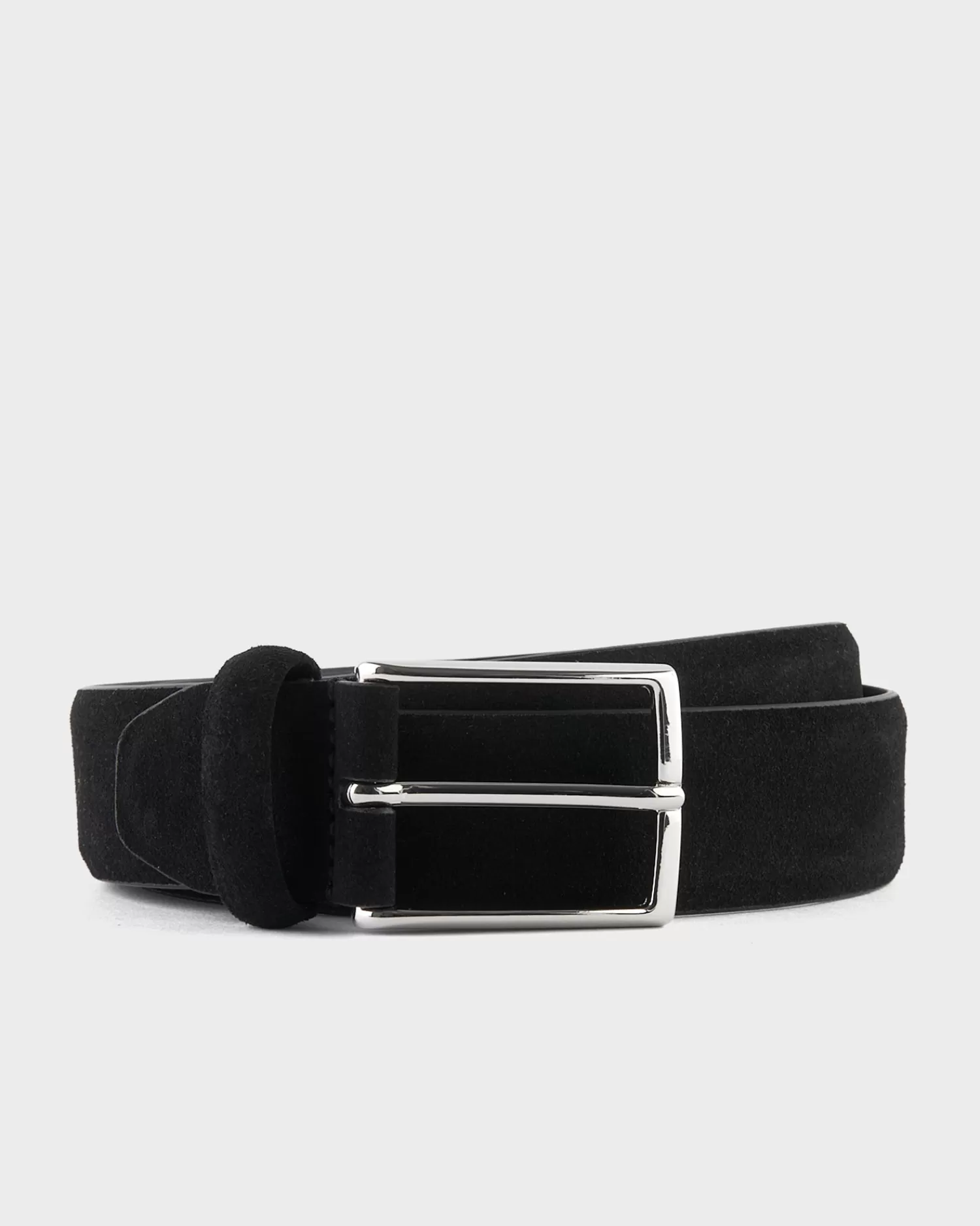 Andersons Black Suede Leather Belt^ Belts