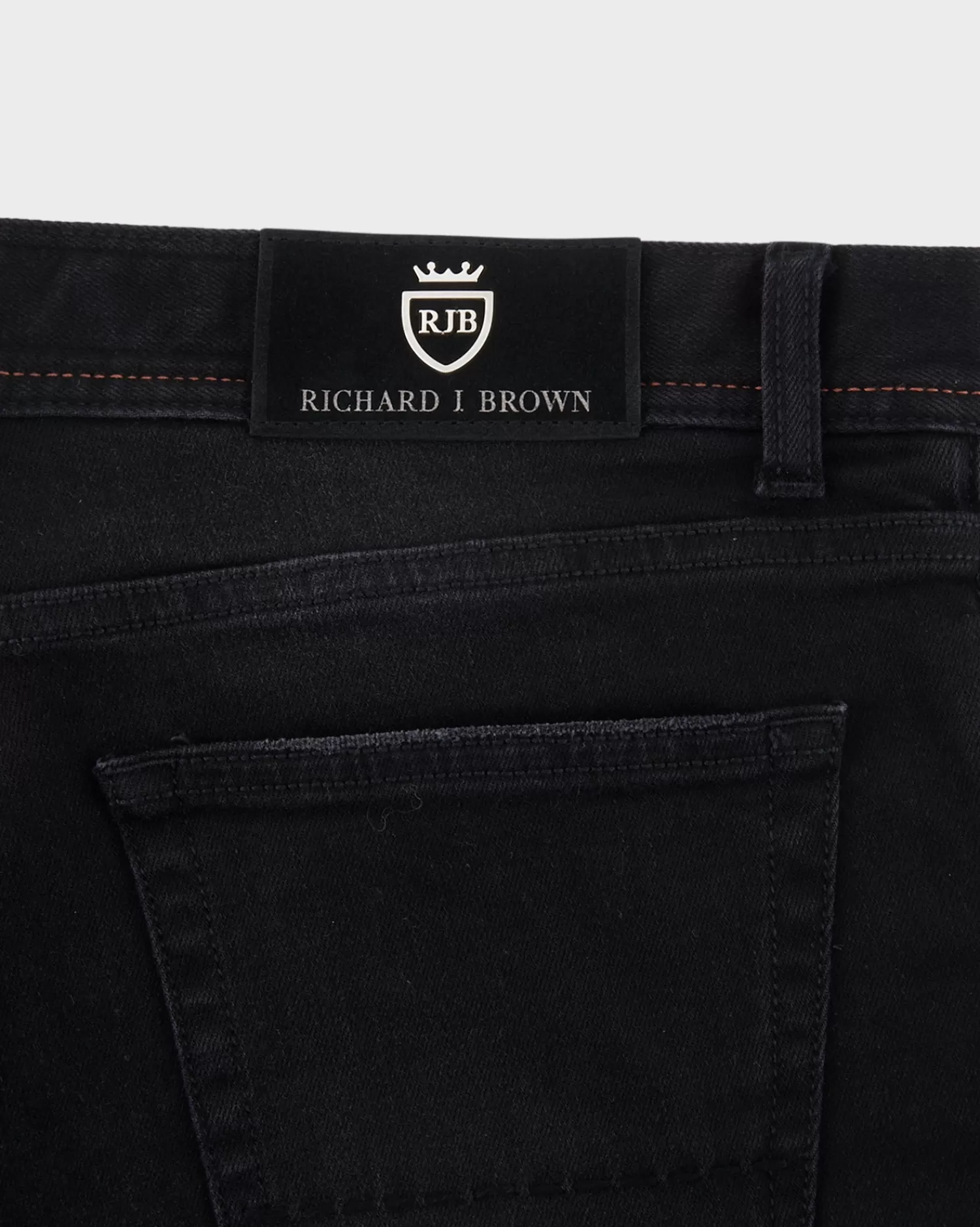 Richard J Brown Black Travel Cotton Elastan Slim Fit Jeans^ Jeans