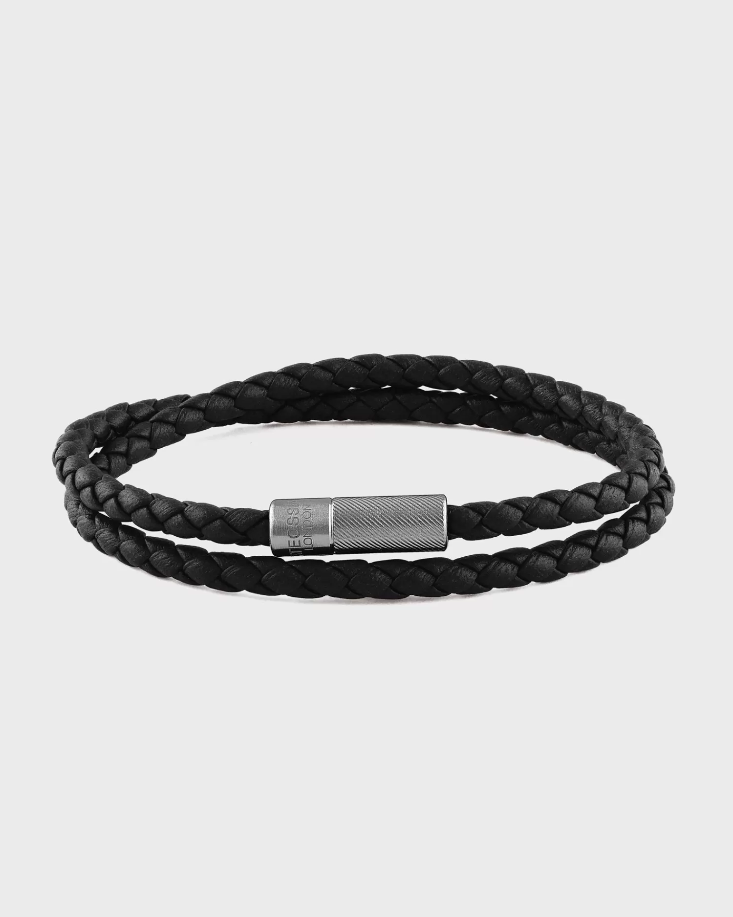 Tateossian Black Woven Pop Rigato Double Wrap Bracelet^ Jewellery