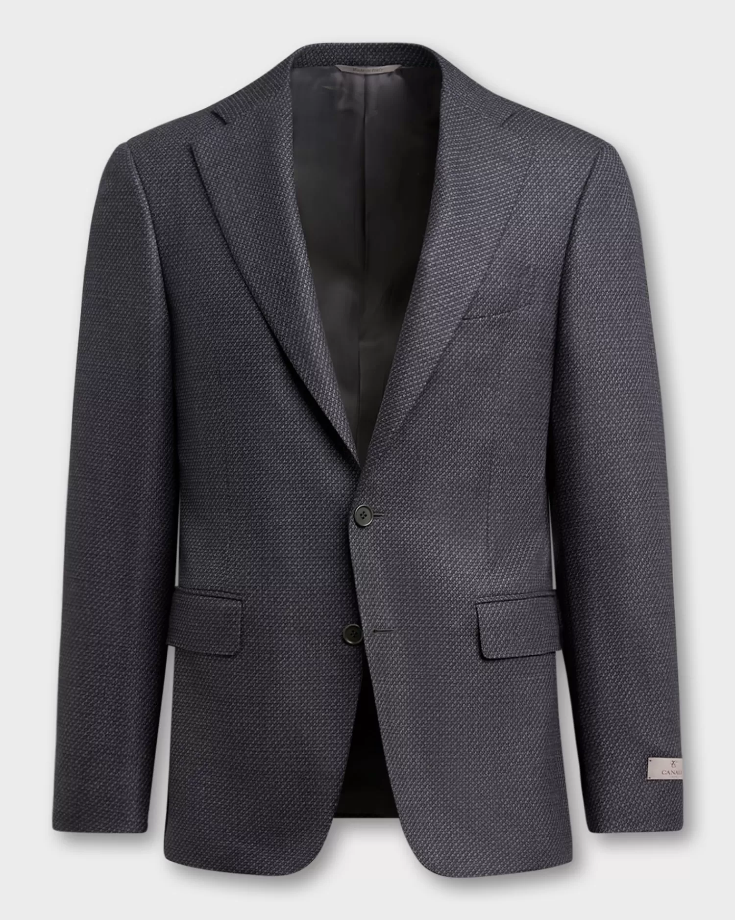 Canali Blue And Navy Textured Weave Wool Sports Jacket^ Sports Jackets