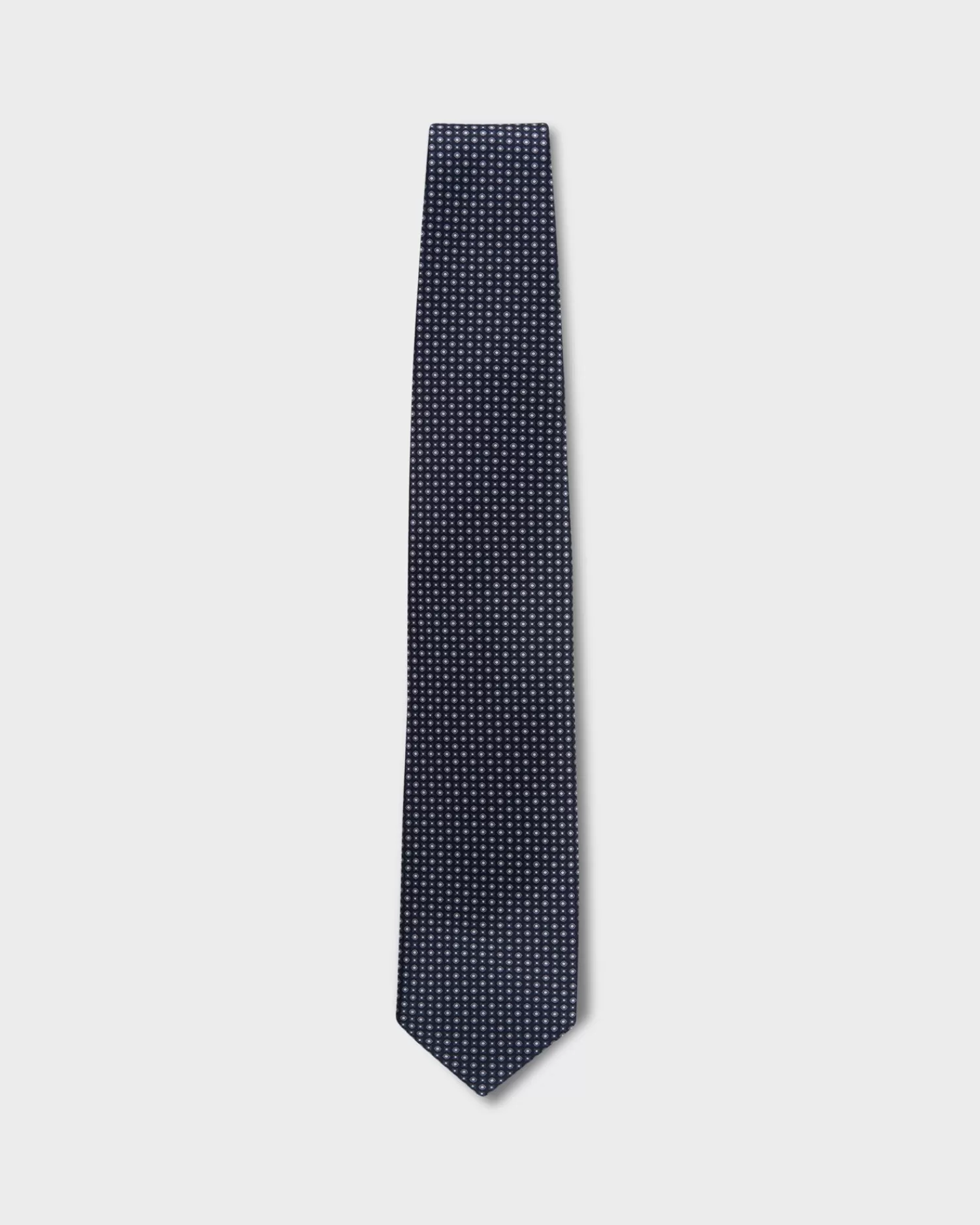 Brioni Blue And White Pattern Silk Tie^ Ties