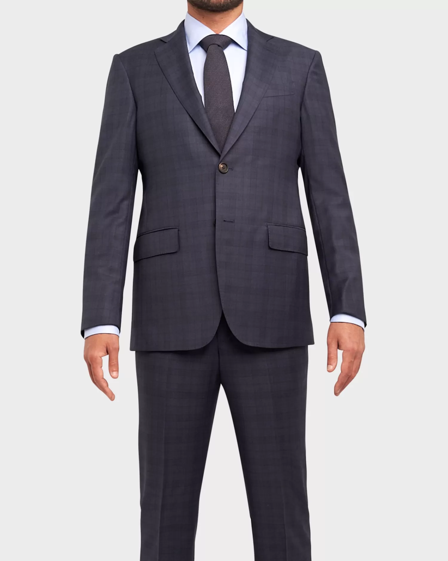 Pal Zileri Blue Check Suit^ Suiting