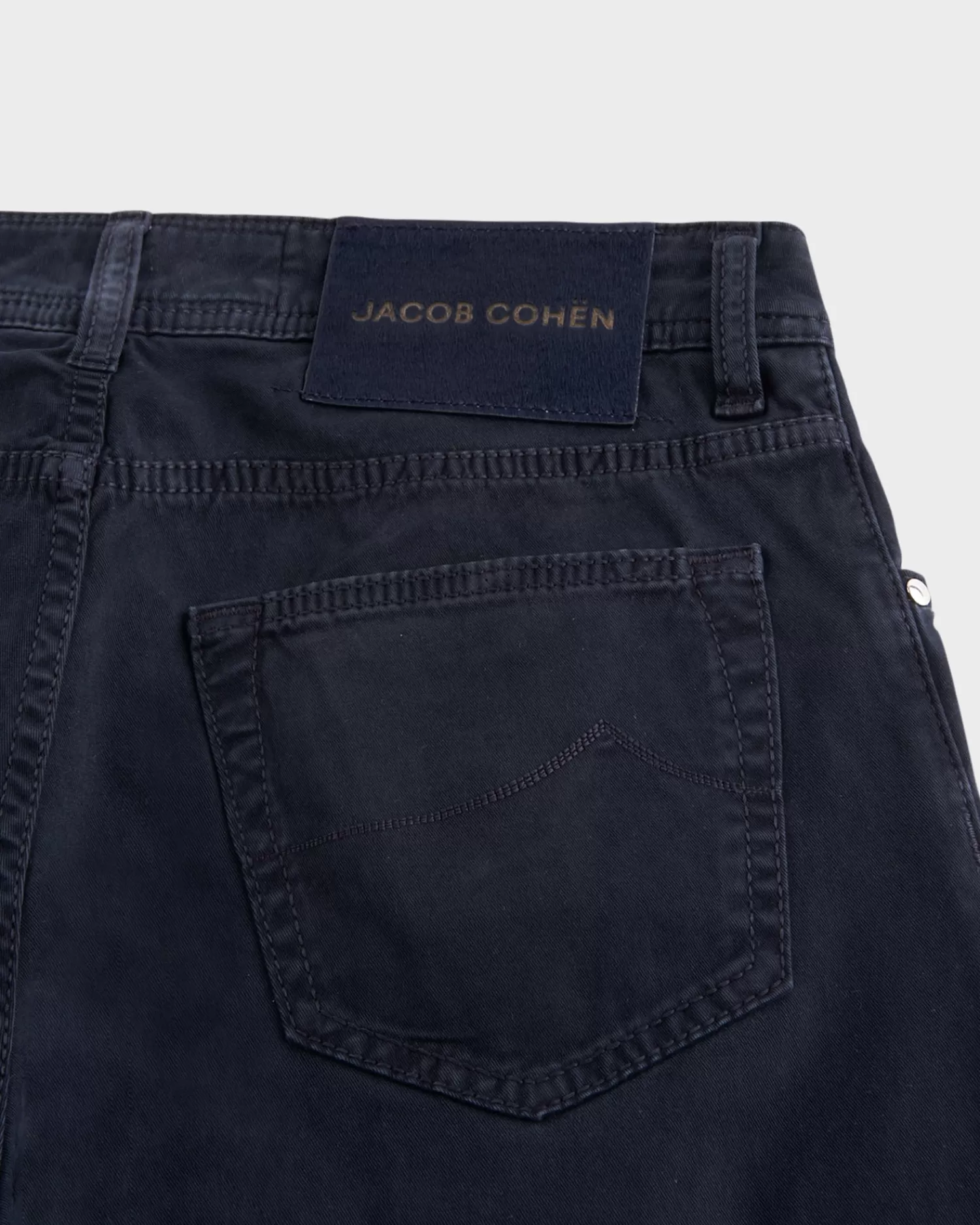 Richard J Brown Blue Cotton And Silk Lux Slim Fit Jeans^ Jeans