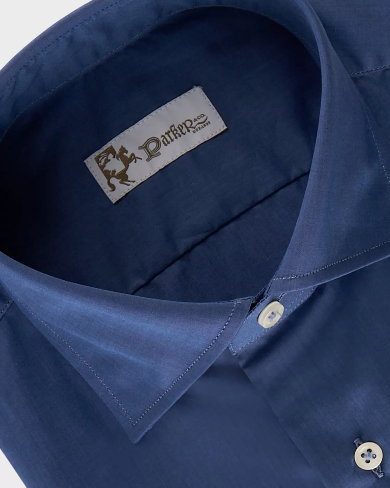 * Blue Cotton Business Shirt^ Business Shirts