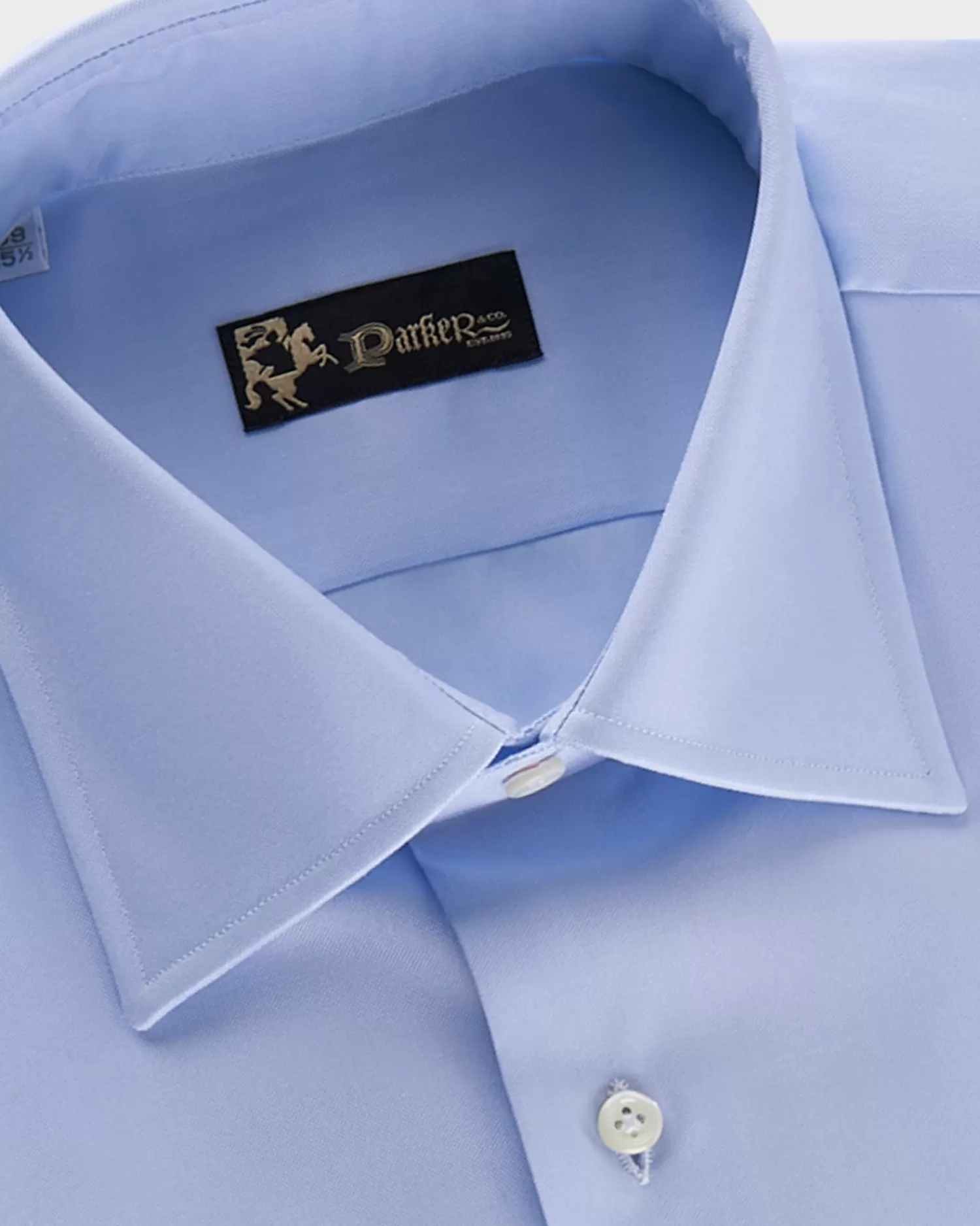 * Blue Cotton Shirt^ Business Shirts