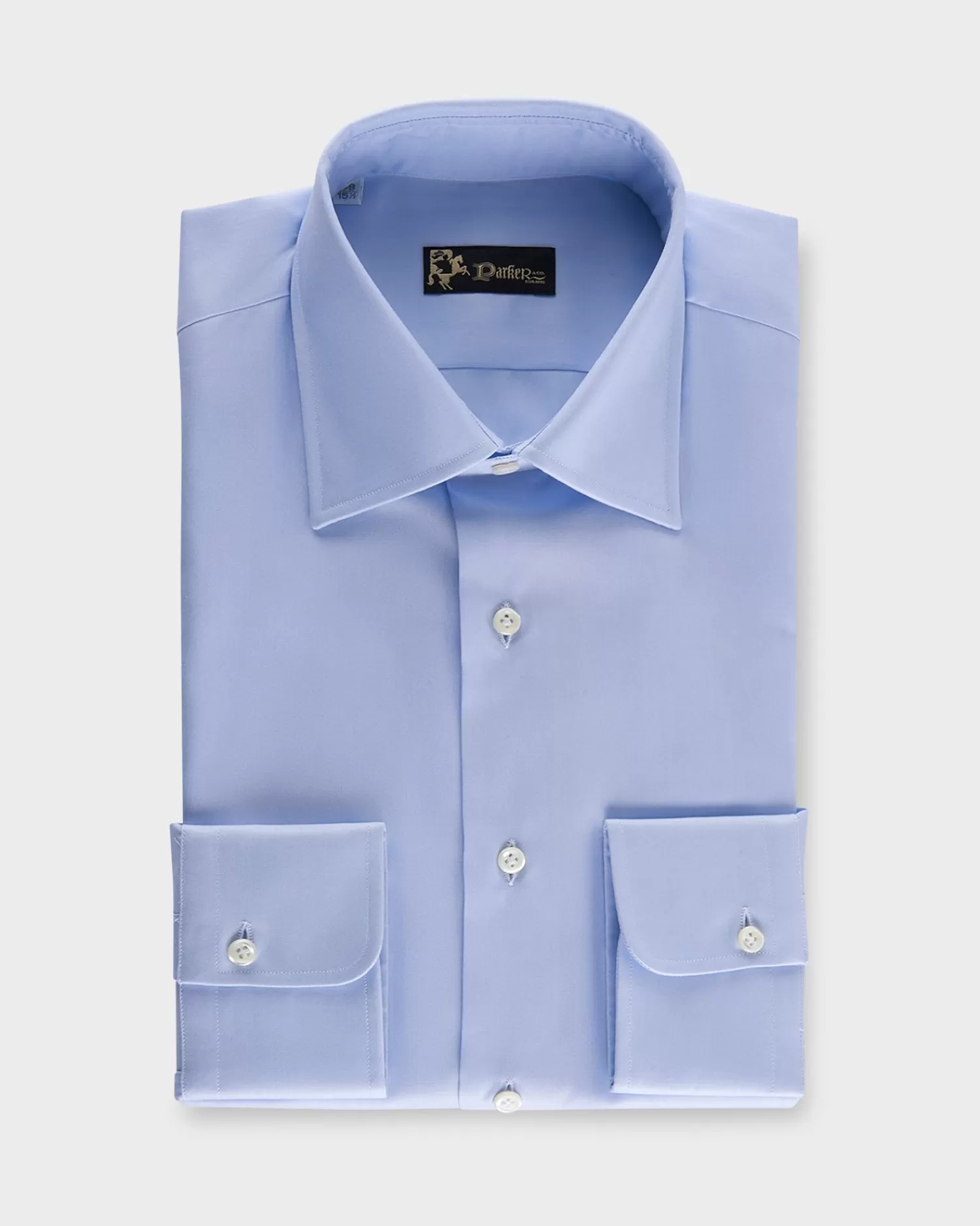 * Blue Cotton Shirt^ Casual Shirts