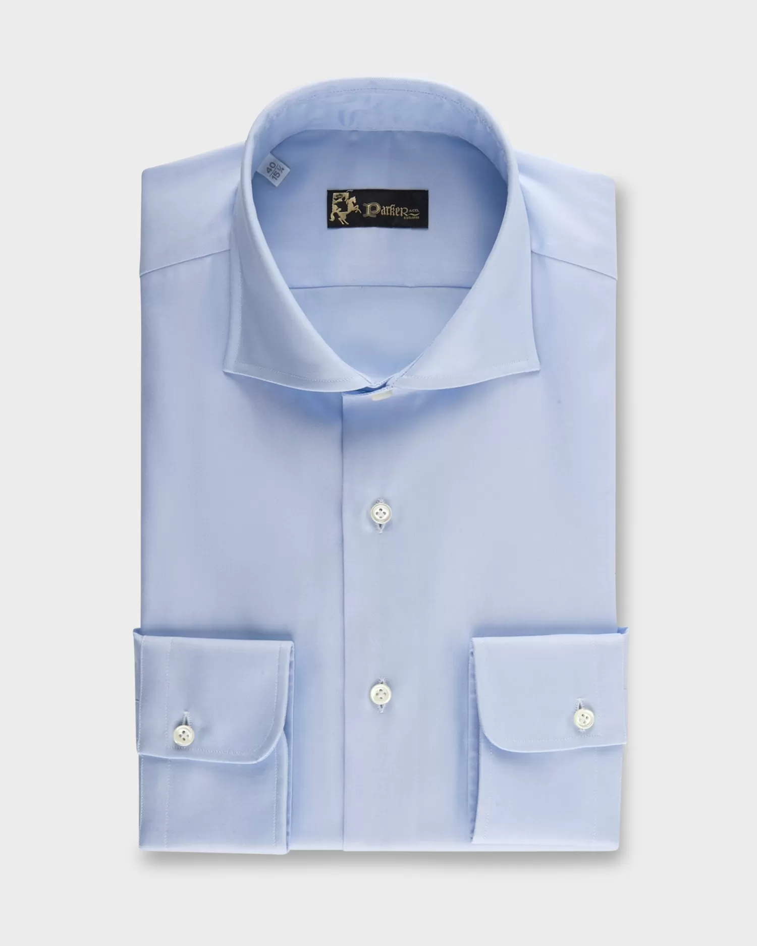 * Blue Micro Oxford Cotton Shirt^ Business Shirts