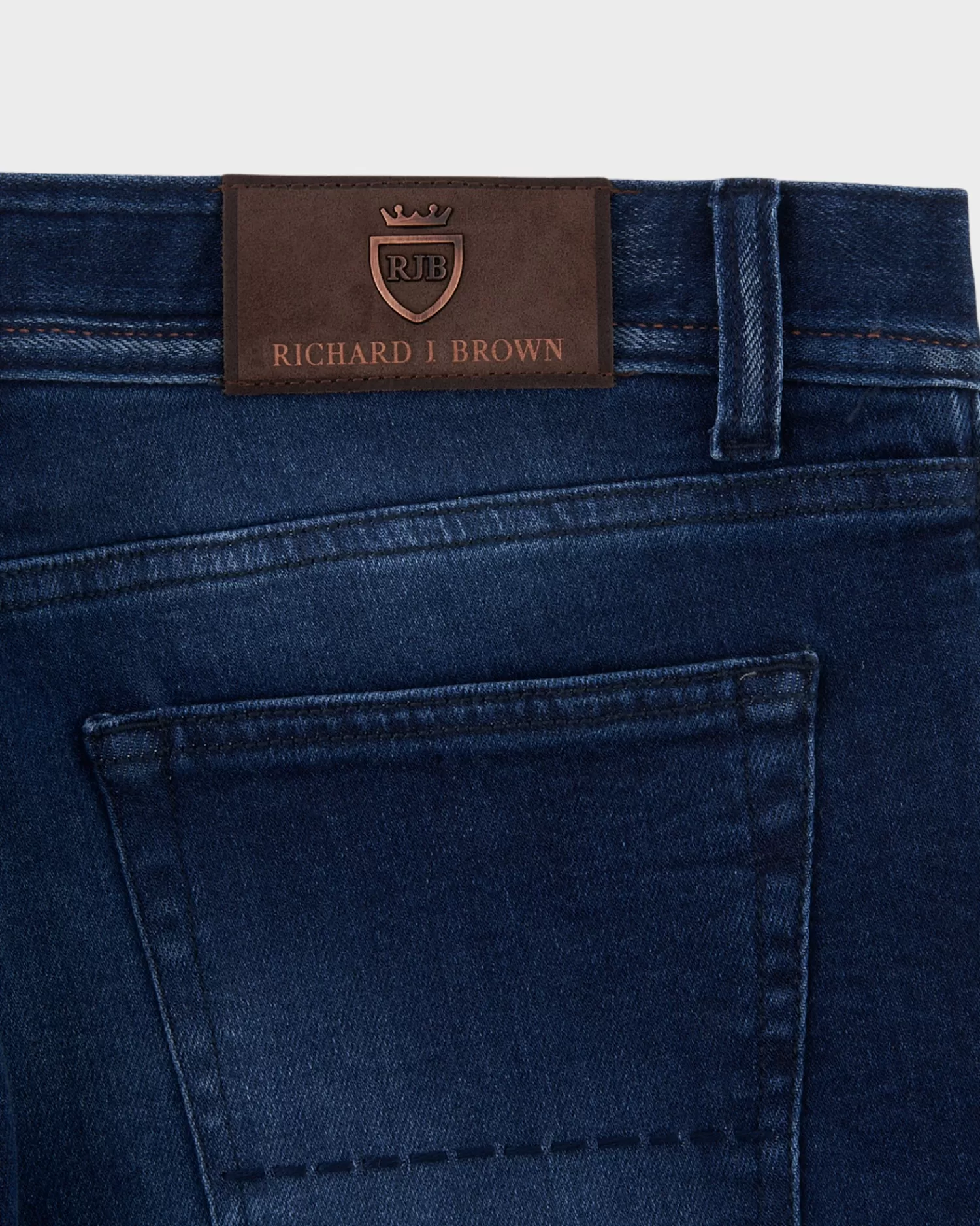 Richard J Brown Blue Rising Sun Slim Fit Jeans^ Jeans