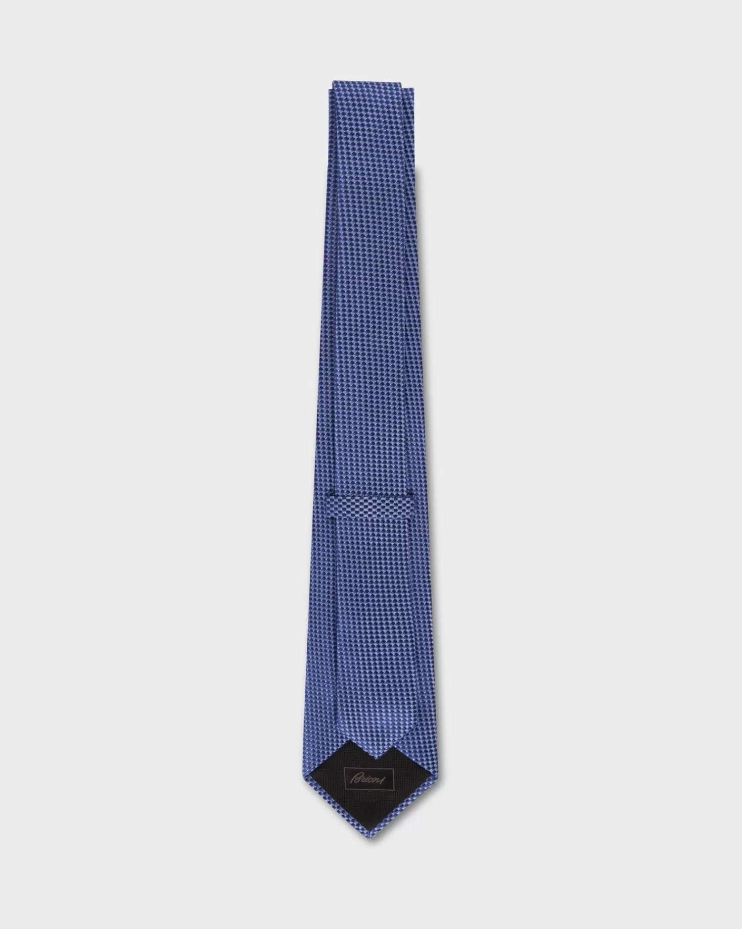 Brioni Blue Silk Jacquard Tie^ Ties