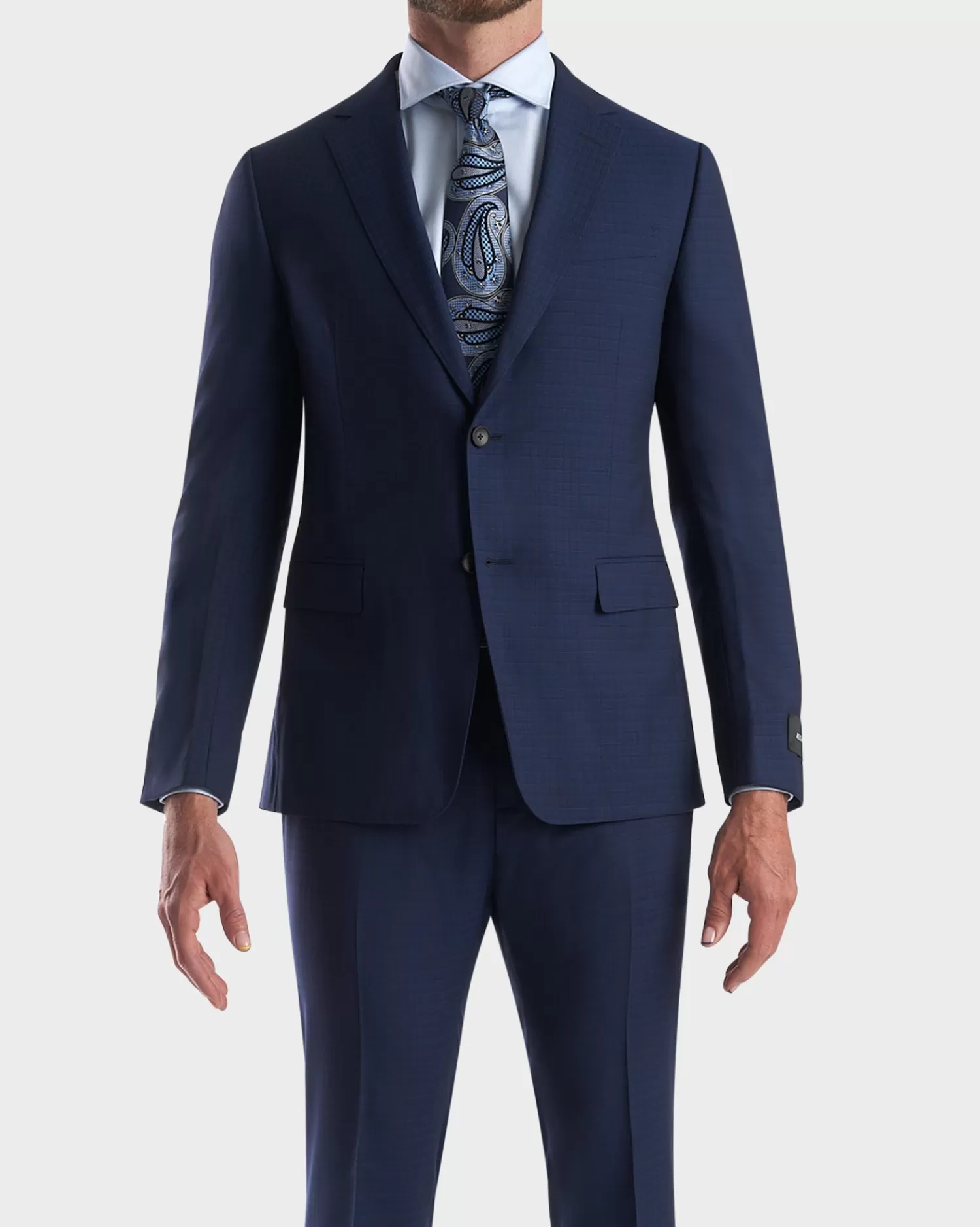 Z Zegna Blue Slim Fit High Performance Wool Suit^ Suiting