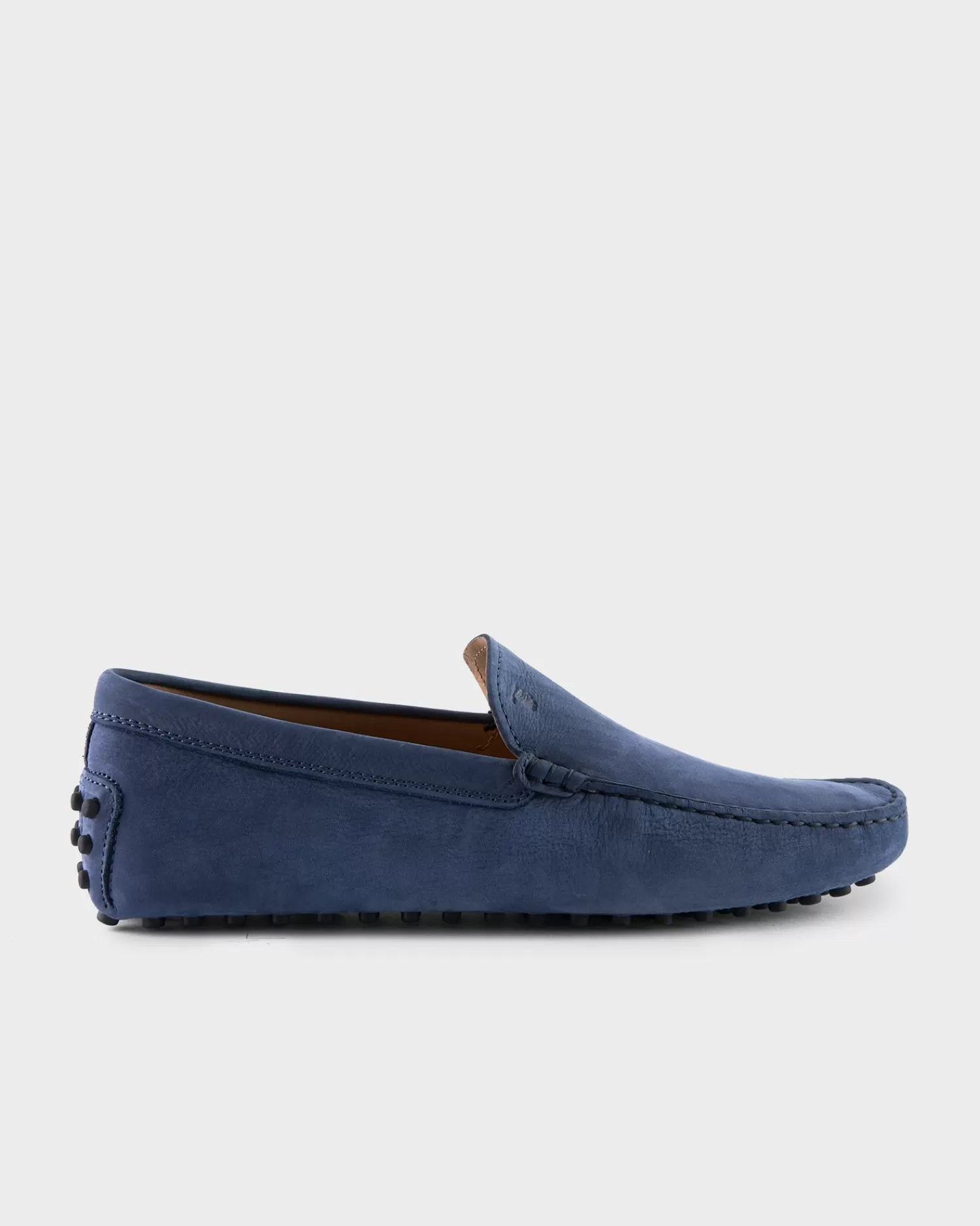 Tods Blue Suede Gommini Driving Shoes^ Loafers