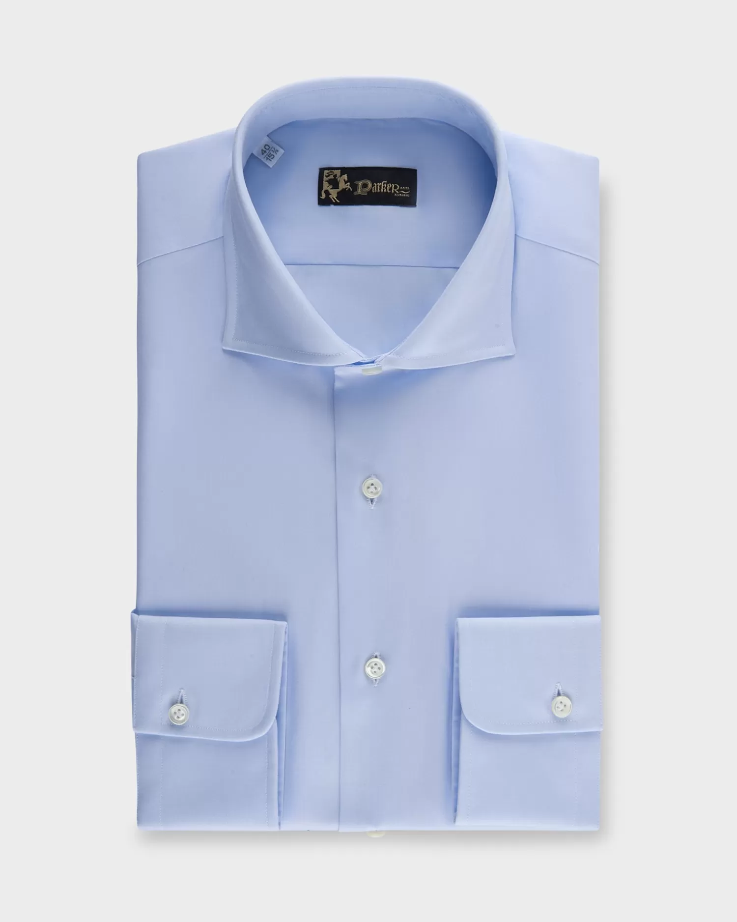 * Blue Super Fine Twill Cotton Shirt^ Business Shirts