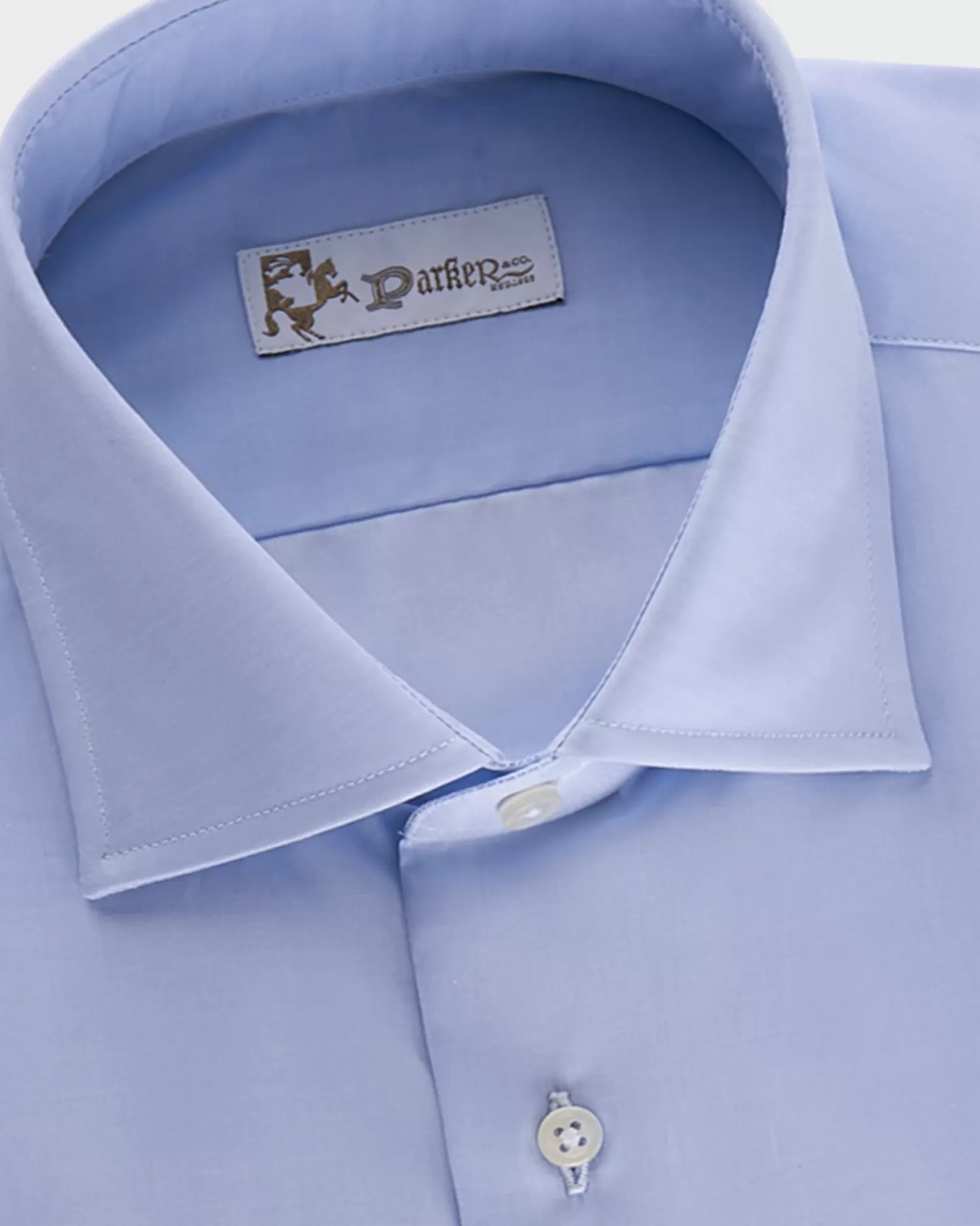 * Blue Tailored Cotton Shirt^ Business Shirts