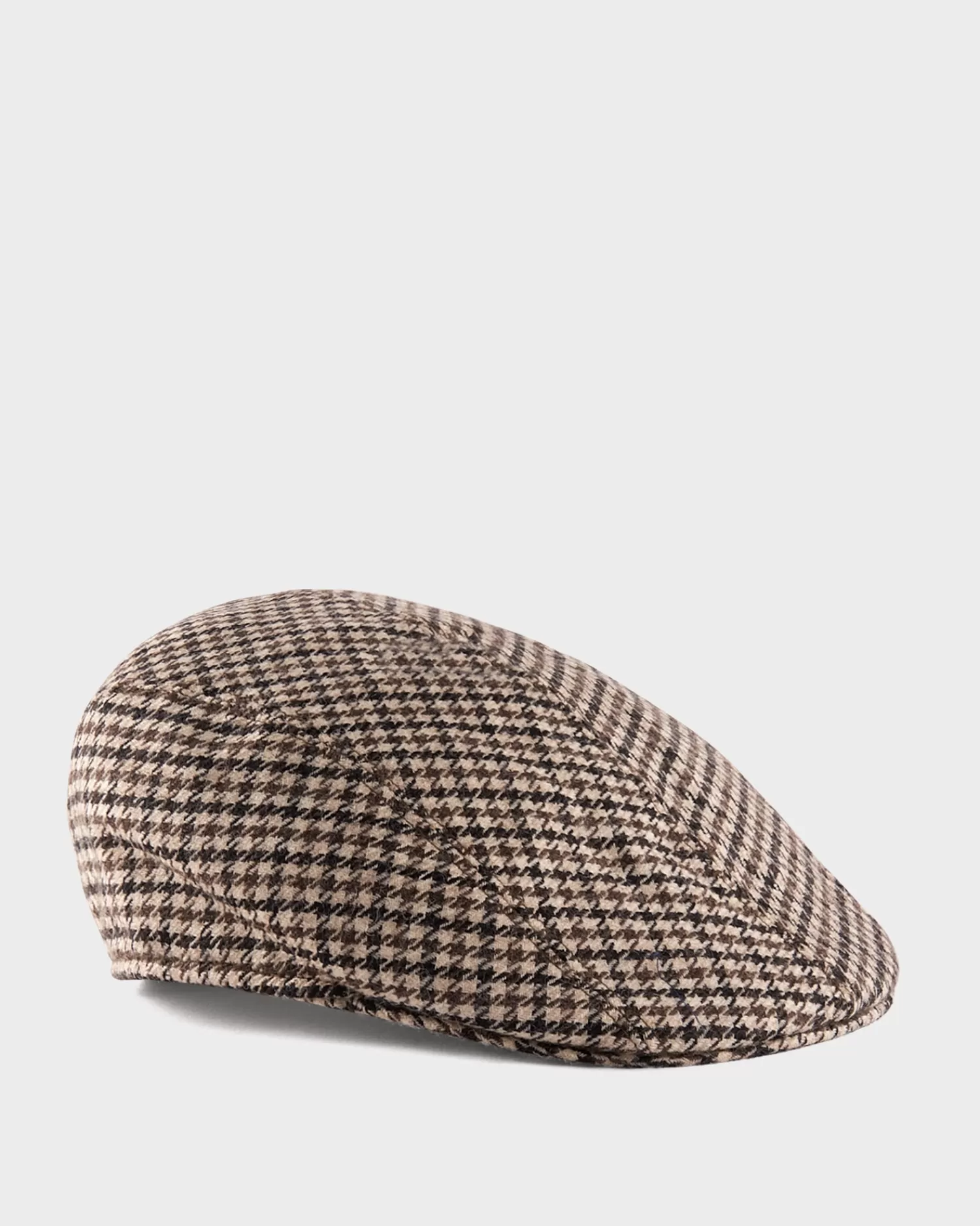 Altea Brown Houndstooth Baker Boy Cap^ Hats And Beanies