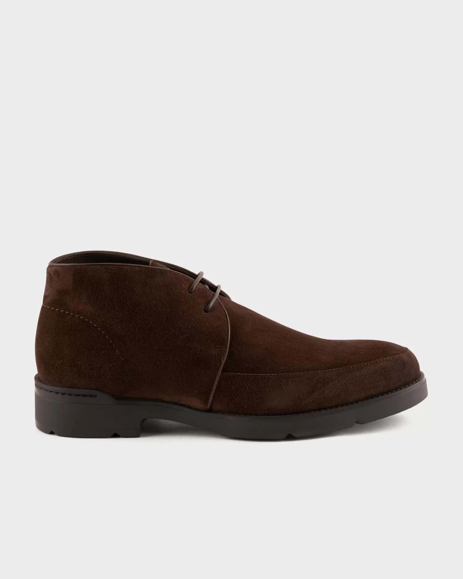 Ermenegildo Zegna Brown Suede Ankle Boots^ Boots