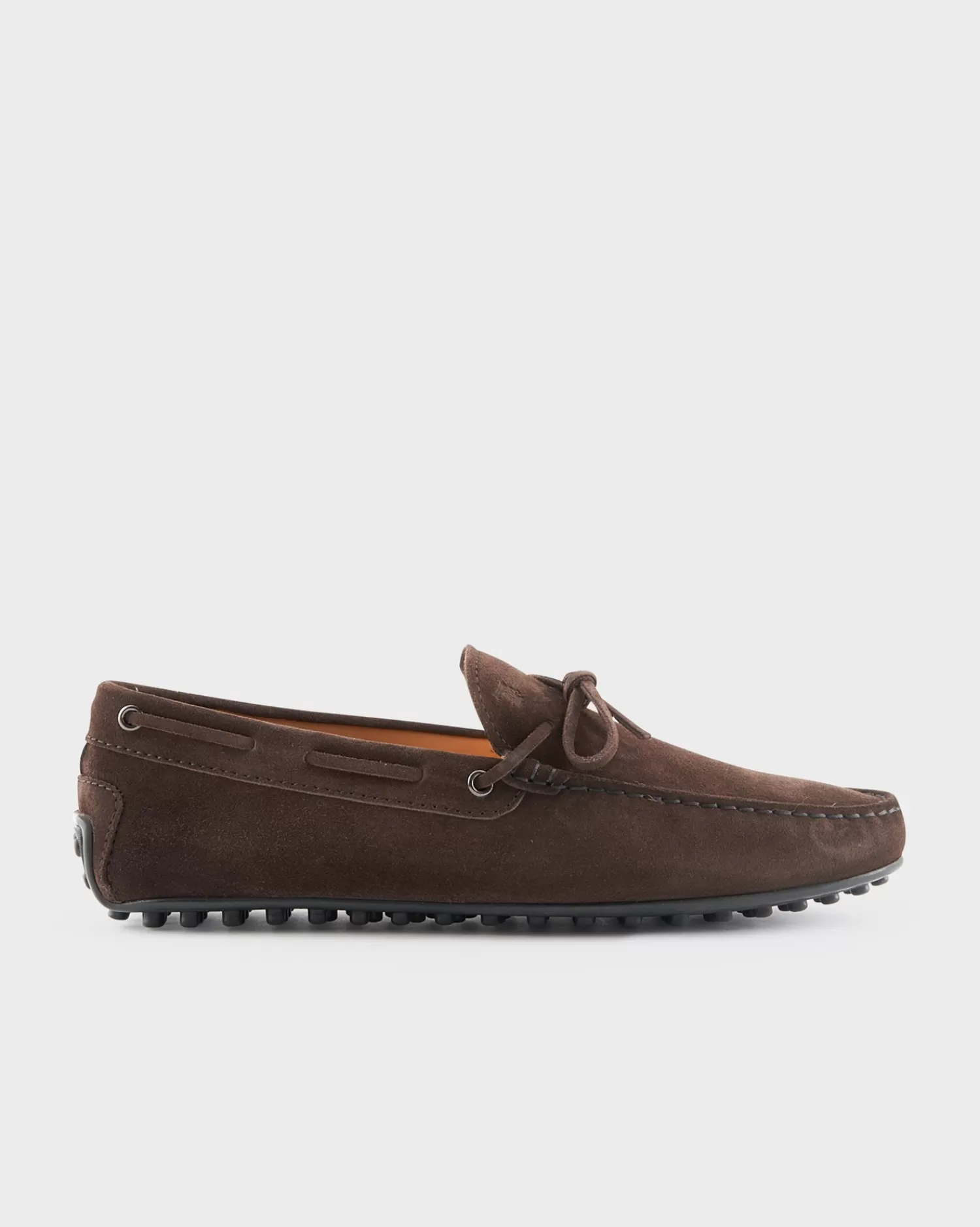 Tods Brown Suede Driving Shoes^ Loafers