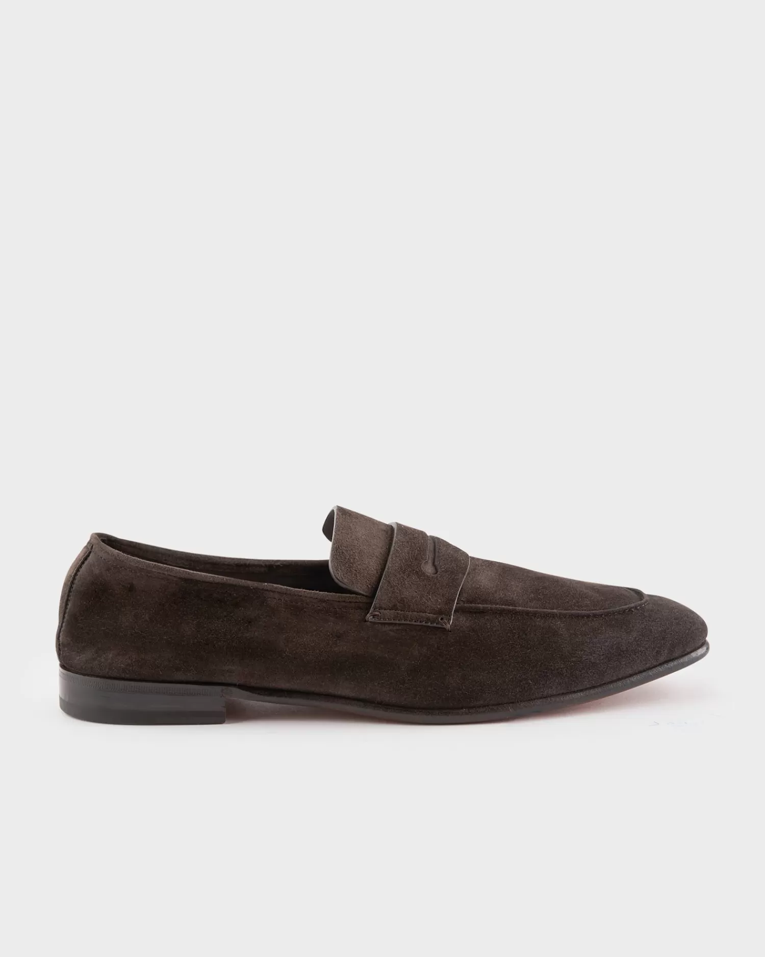 Zegna Brown Suede L'Asola Loafers^ Loafers