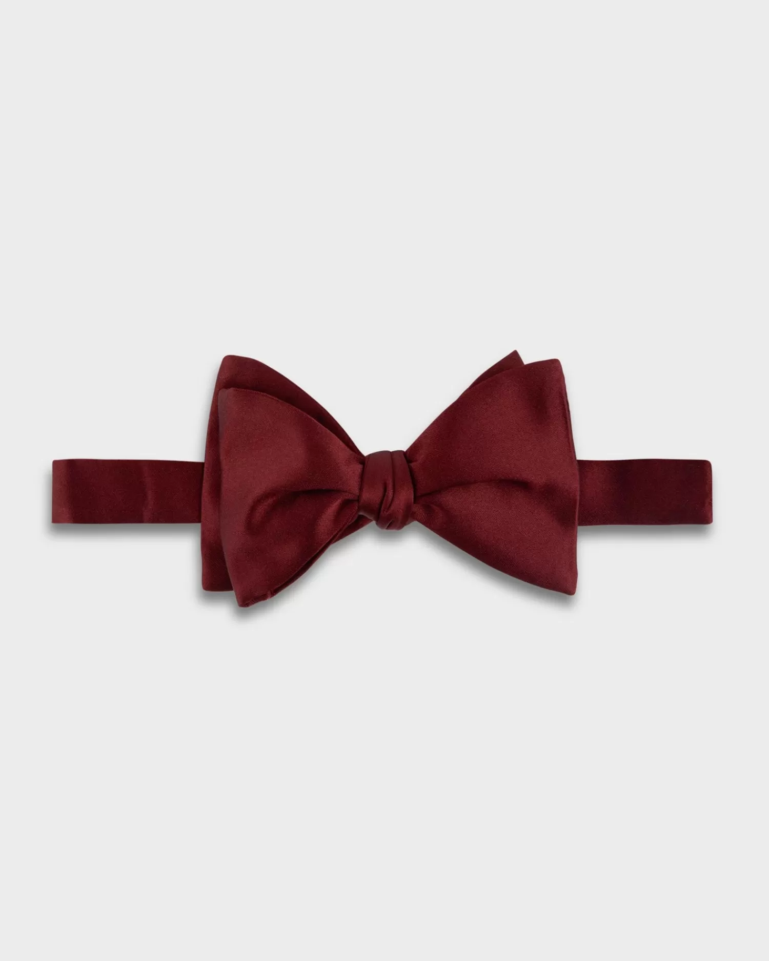 Ermenegildo Zegna Burgundy Silk Untied Bow Tie^ Weddings