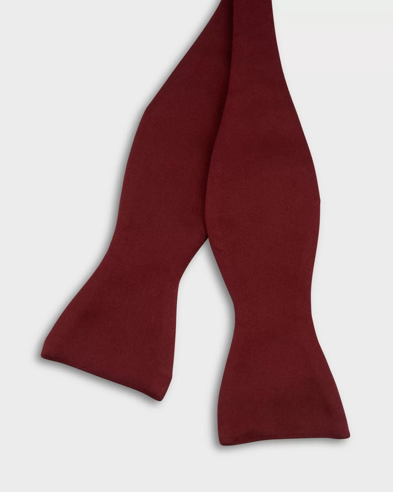 Ermenegildo Zegna Burgundy Silk Untied Bow Tie^ Evening Wear