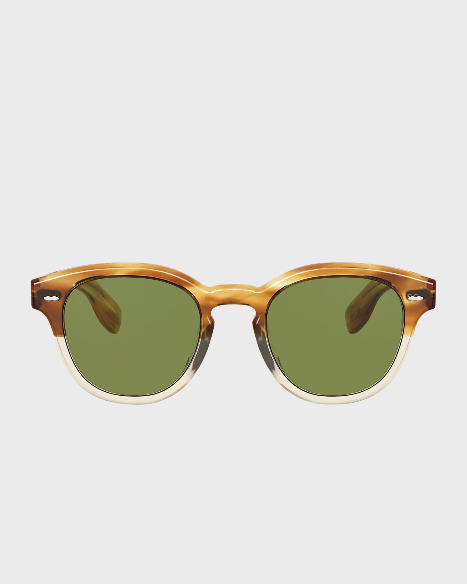 Oliver Peoples Cary Grant Sun Honey Vsb With Green^ Sunglasses