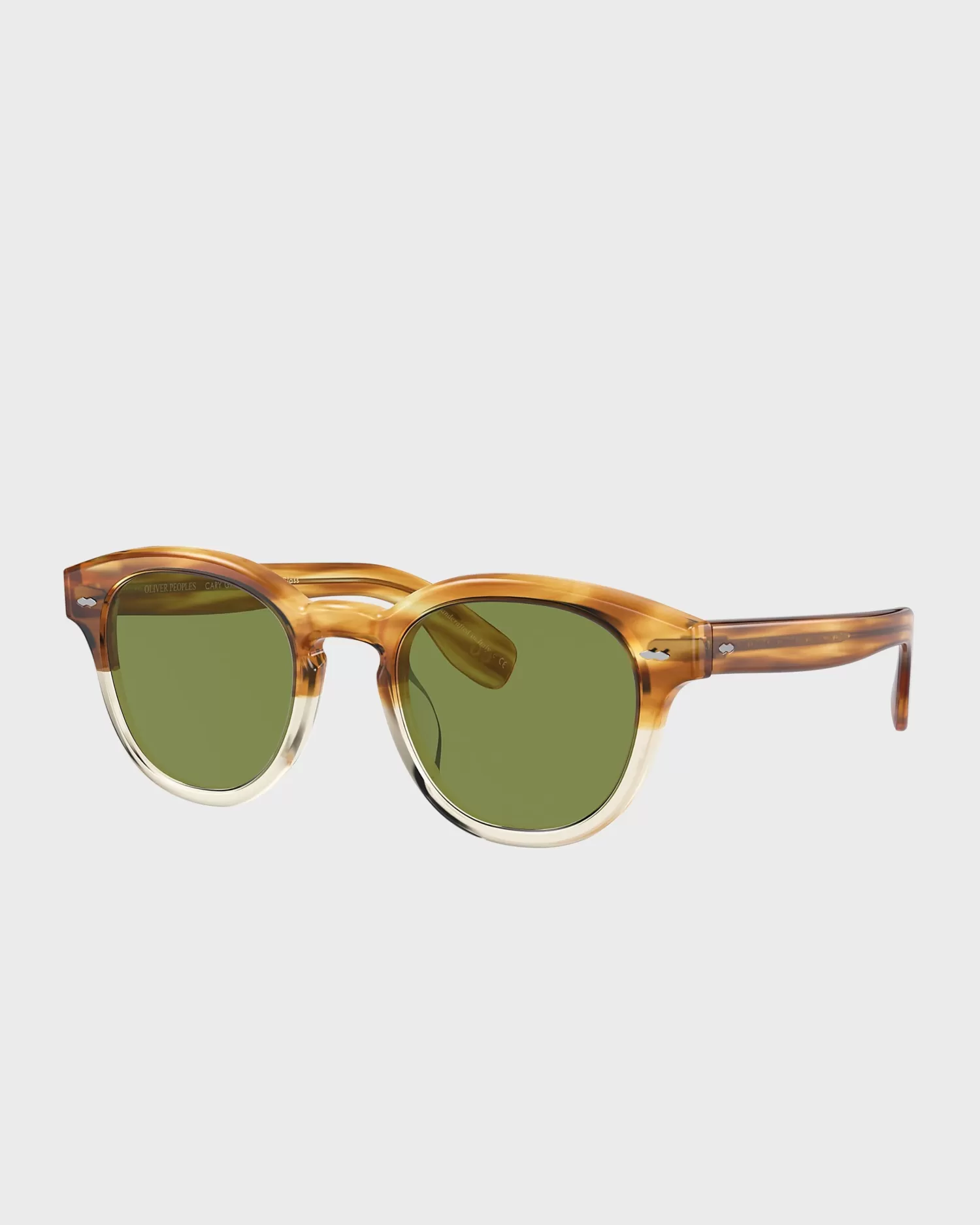 Oliver Peoples Cary Grant Sun Honey Vsb With Green^ Sunglasses