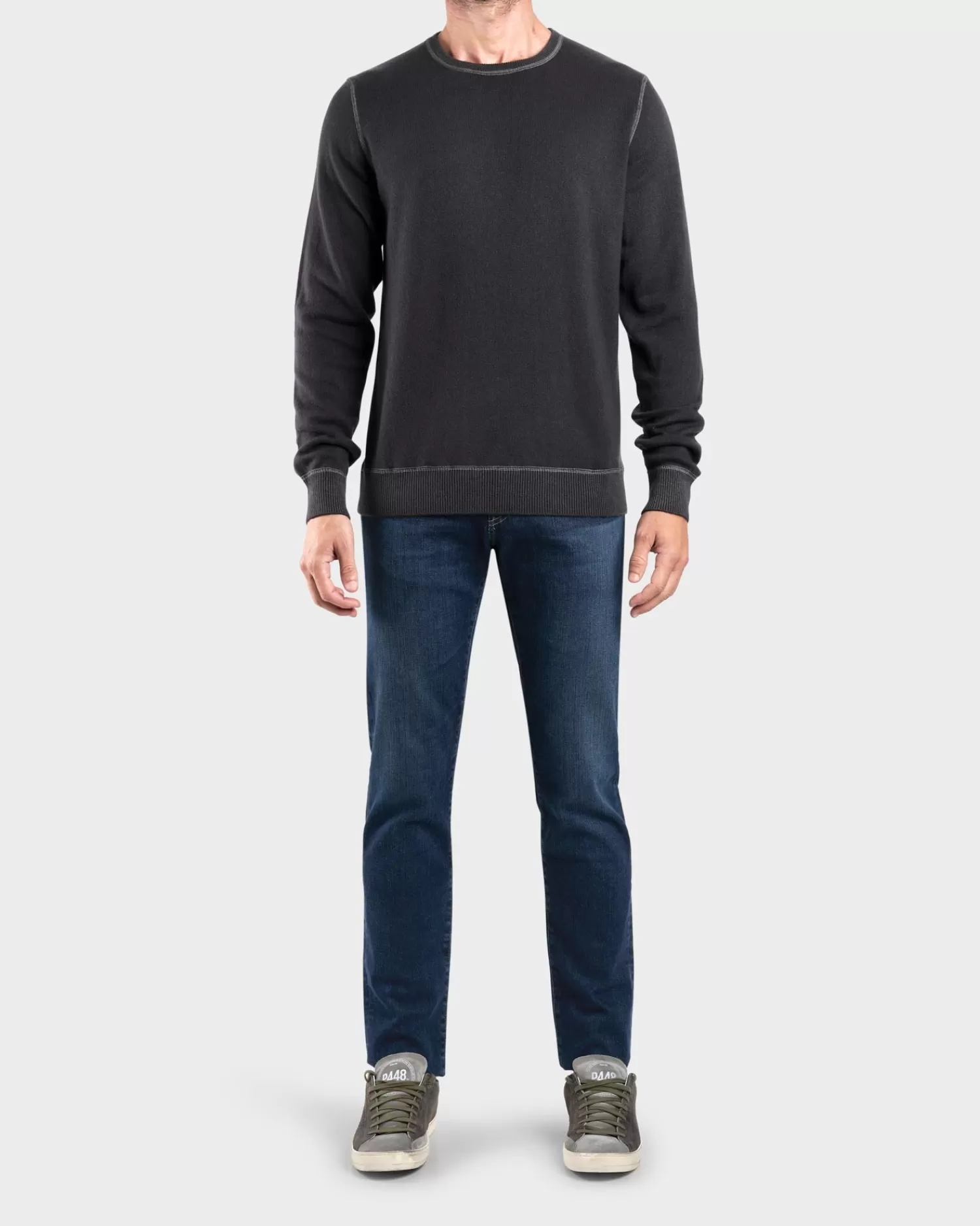 Crossley Charcoal Cashmere Sweater^ Sweatshirts And Hoodies