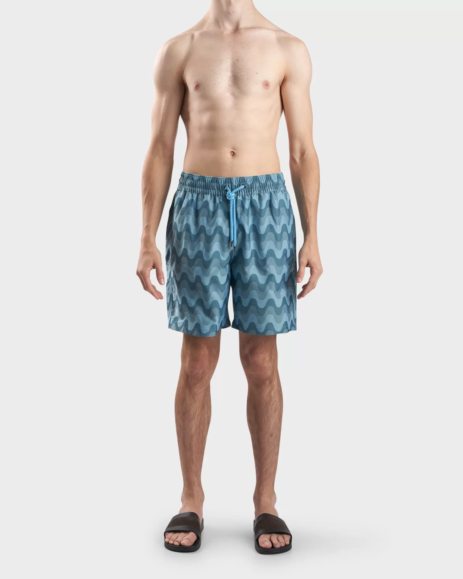 Frescobol Carioca Cool Blue Copacabana Jacquard Board Shorts^ Shorts