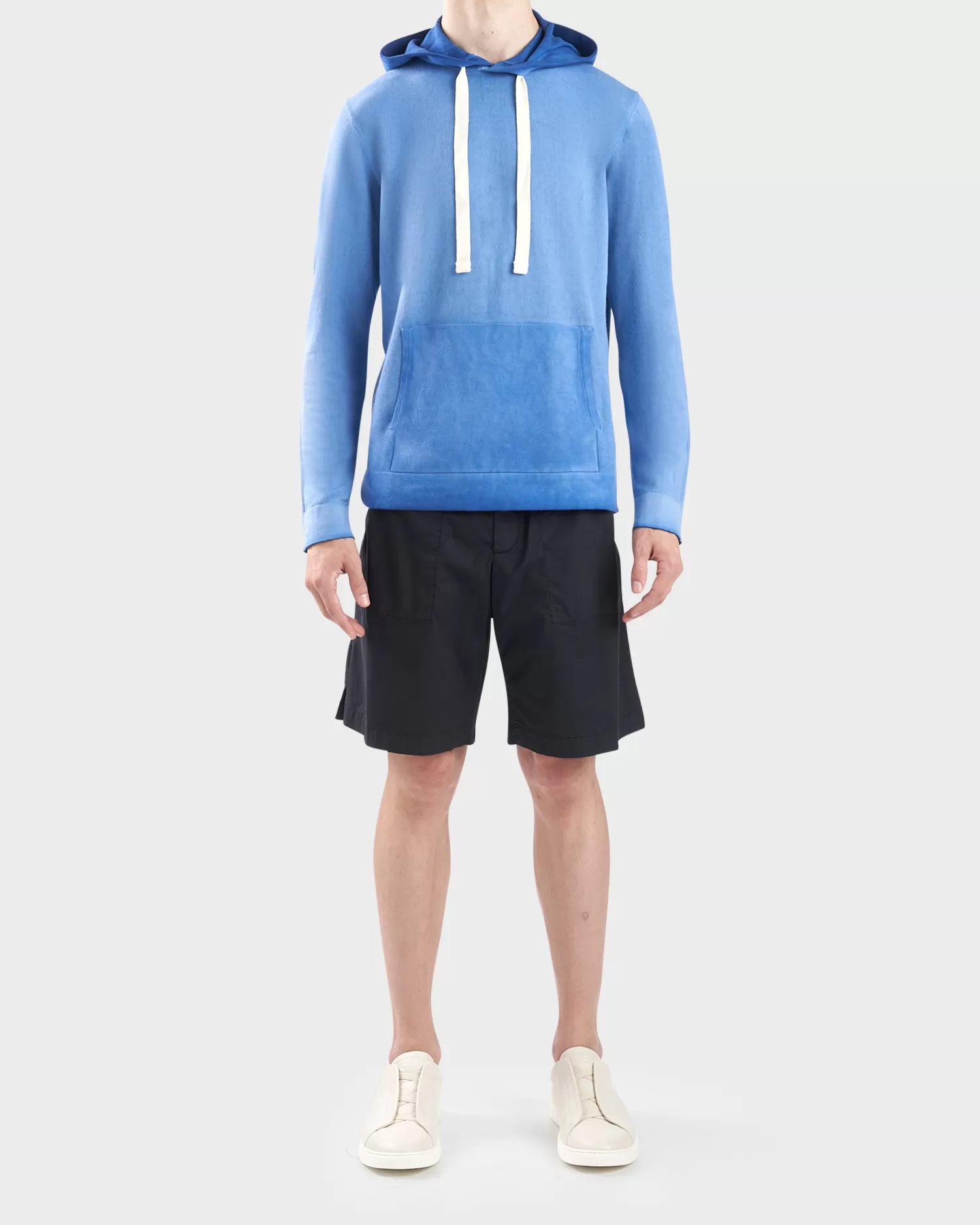 Altea Cornflower Blue Drawstring Hoodie^ Sweatshirts And Hoodies