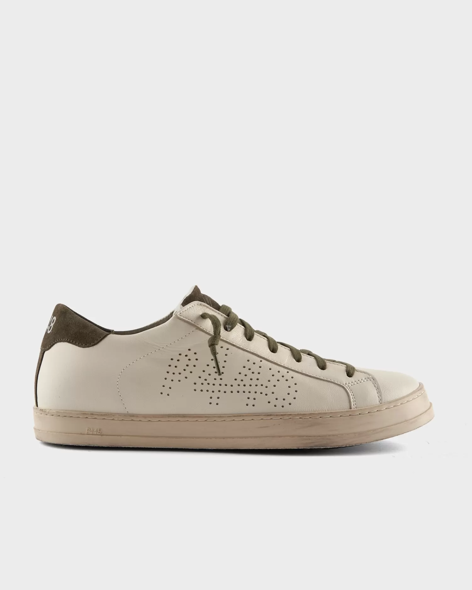 P448 Cream And Olive John Sneakers^ Sneakers