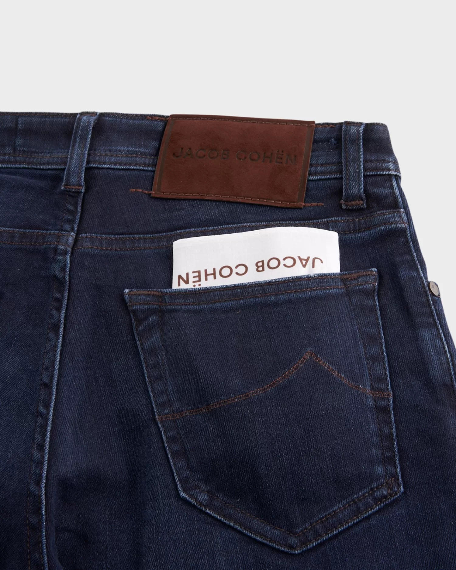 Jacob Cohen Dark Blue Cotton Lyocell Slim Fit Jeans^ Jeans