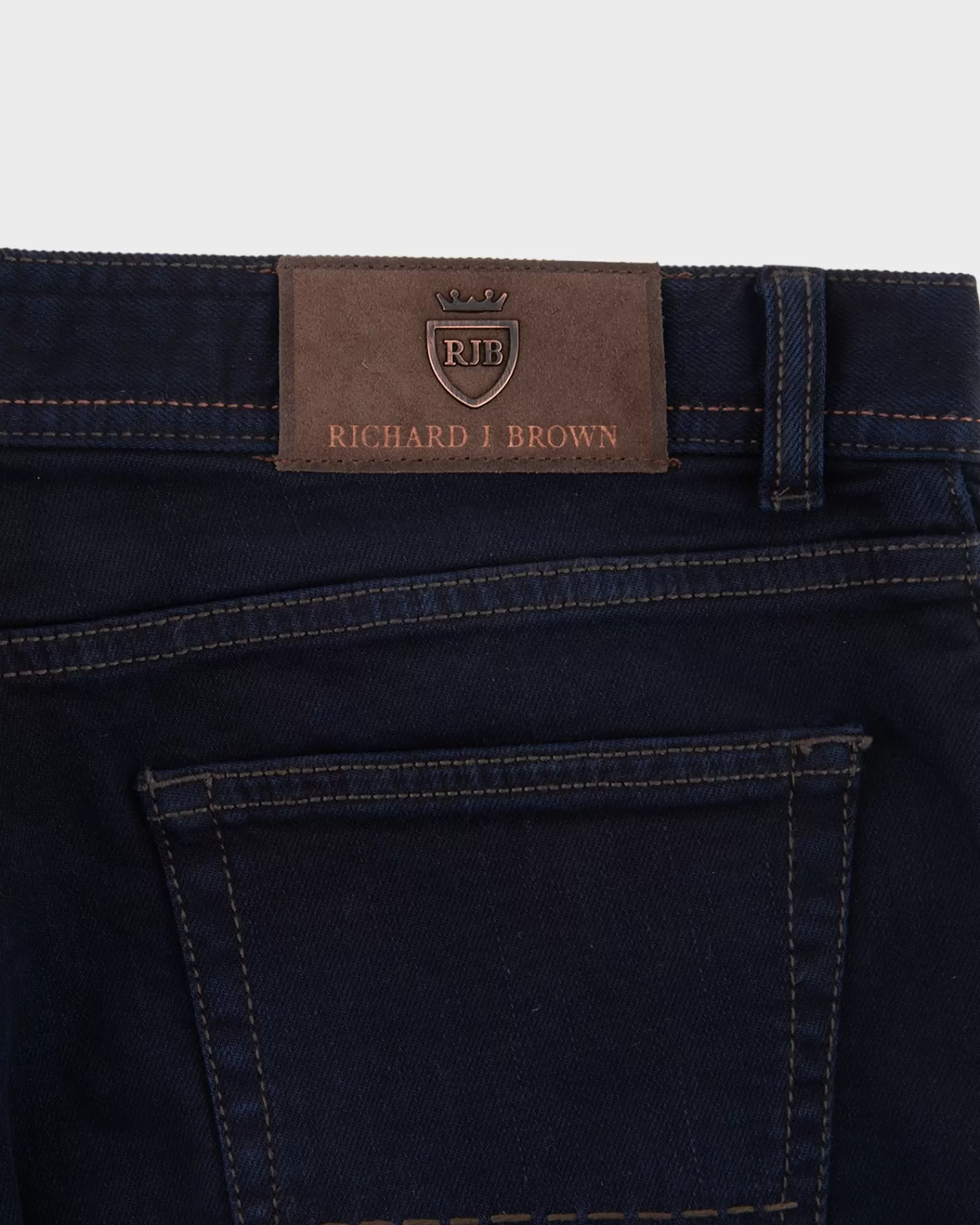 Richard J Brown Dark Blue Icon Cotton Stretch Slim Fit Jeans^ Jeans